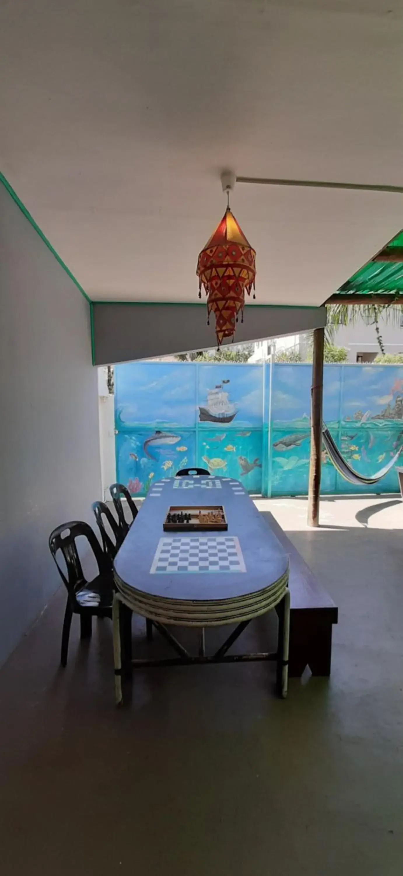 Game Room in Big Blue Backpackers