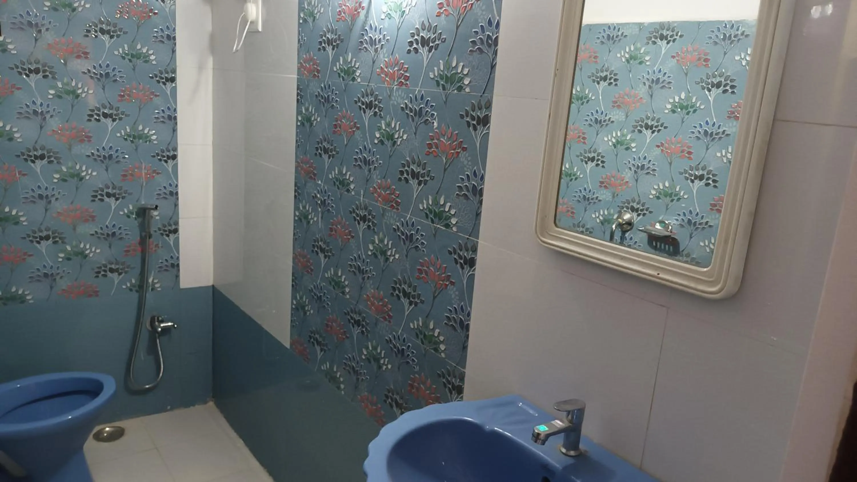 Toilet in Jag Niwas Guest House & pure veg restaurant