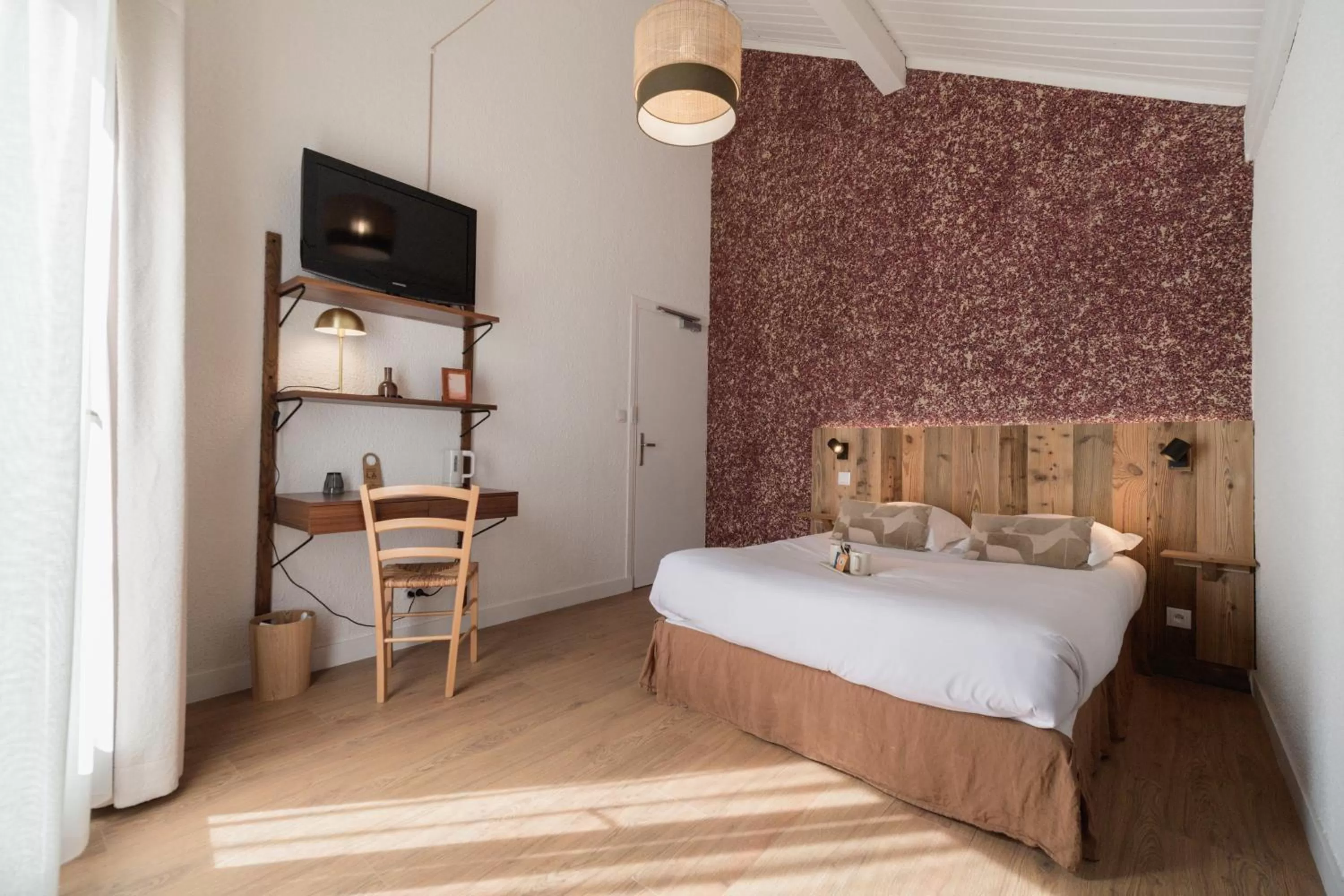 Bed in Hôtel Maison Doron