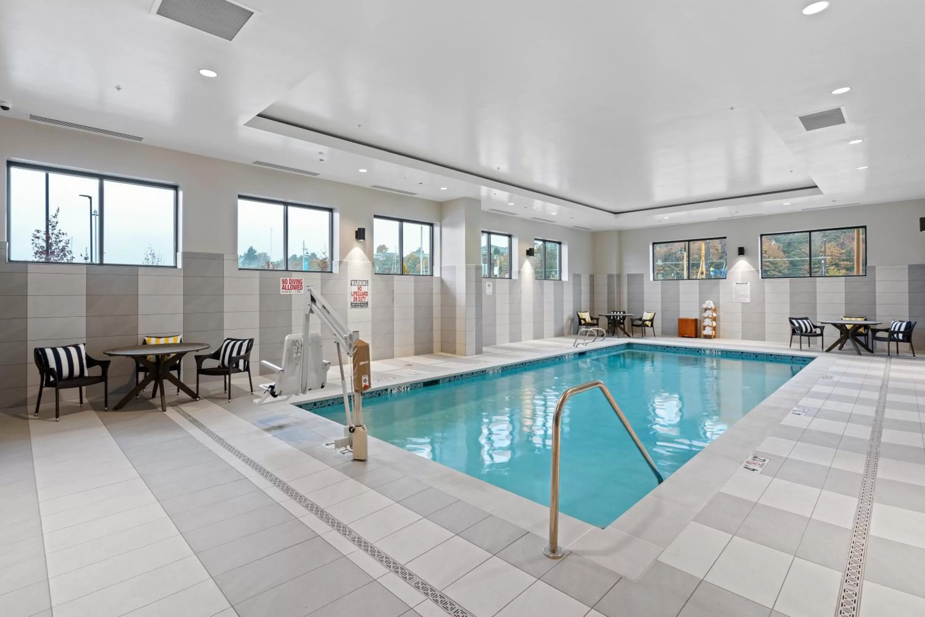 Swimming pool in Hotel Indigo Seattle Everett Waterfront Place by IHG