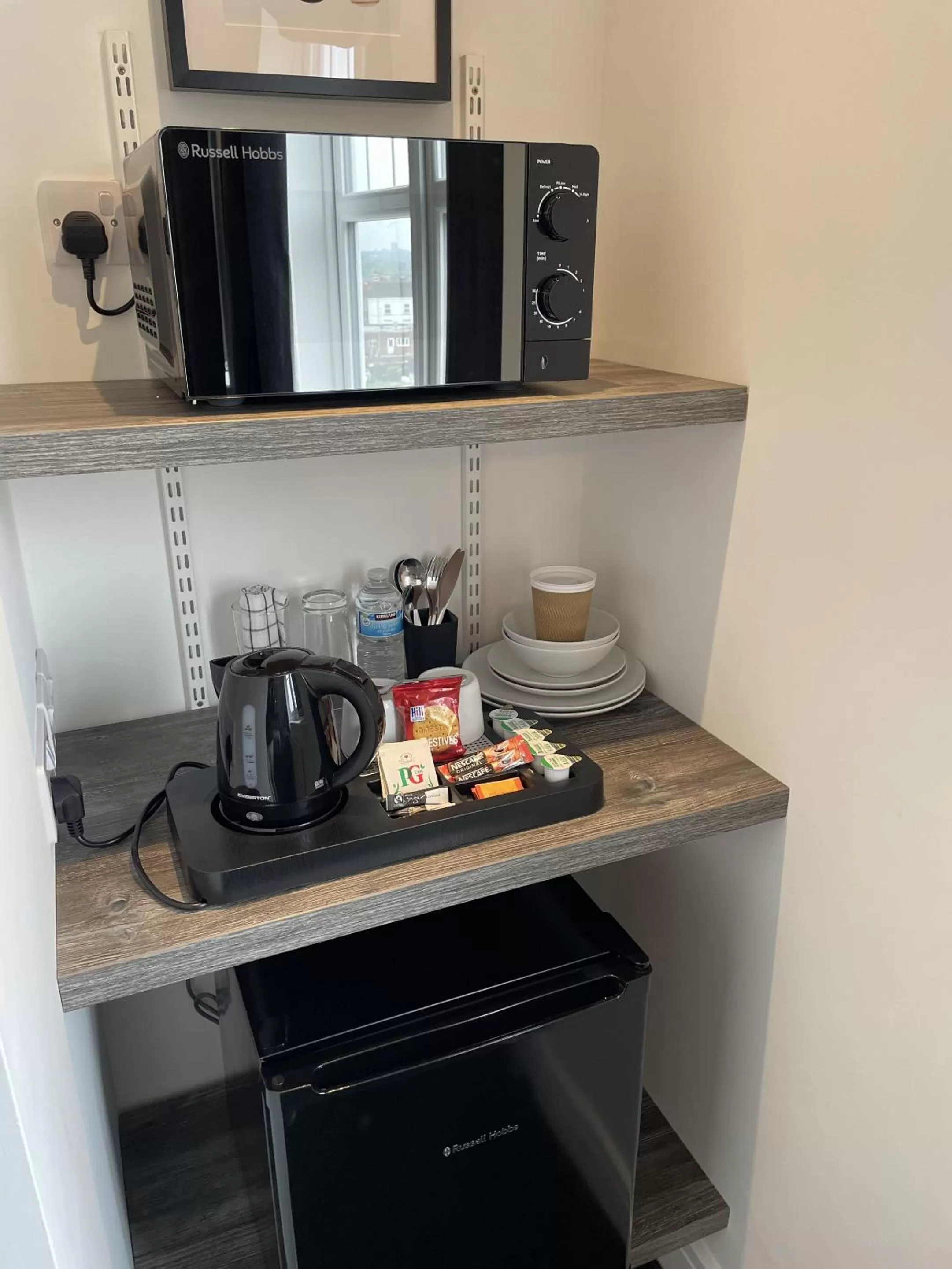 Kitchen or kitchenette in The Woden Boutique Hotel Walsall M6 J9