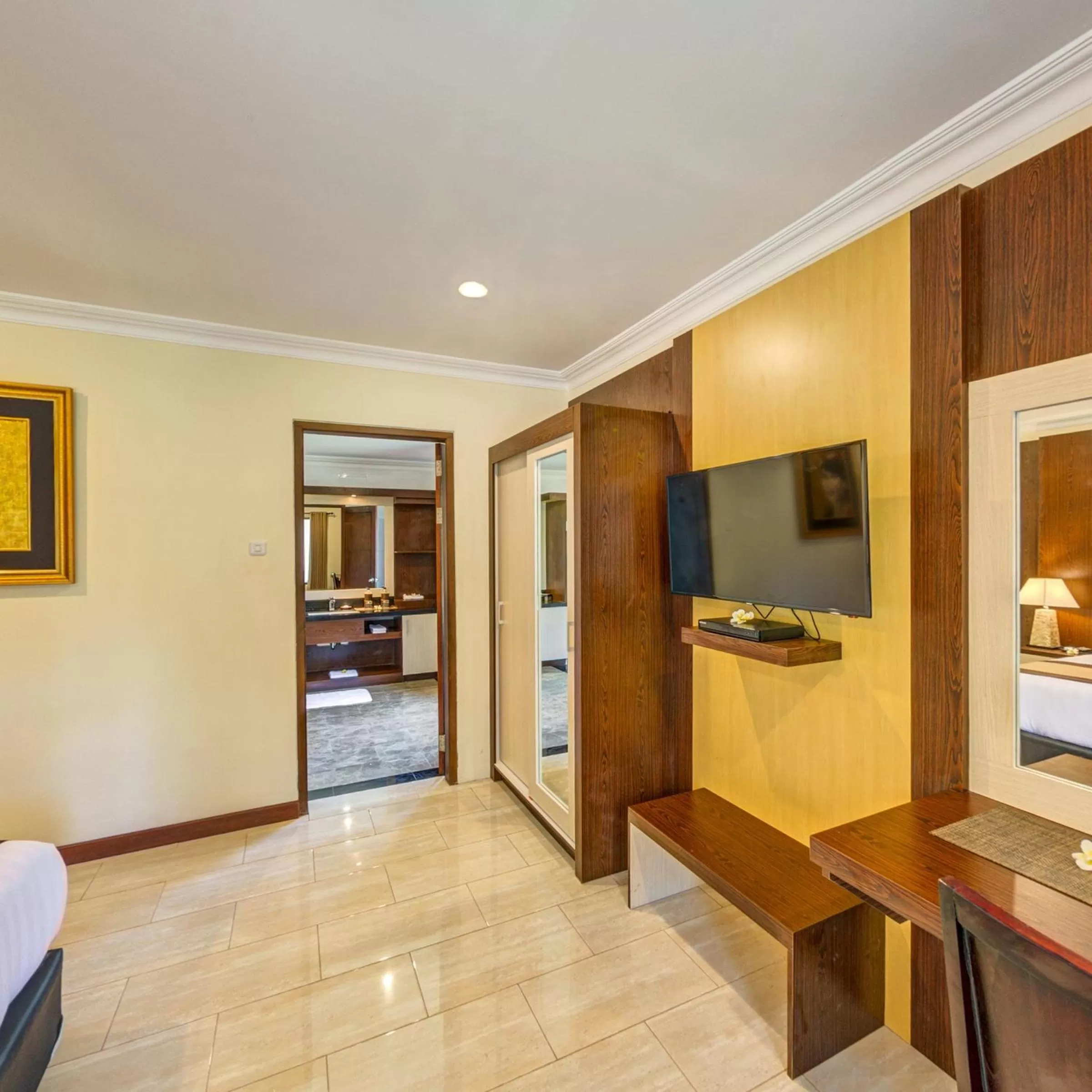 TV and multimedia, Bed in Vila Ombak