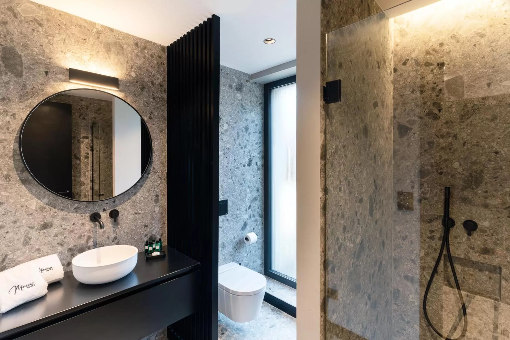 Shower in Mauro Suites