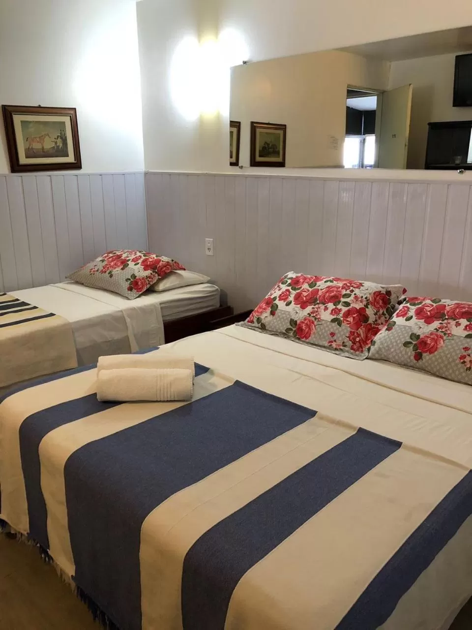 Bed in Hotel Pousada Marista