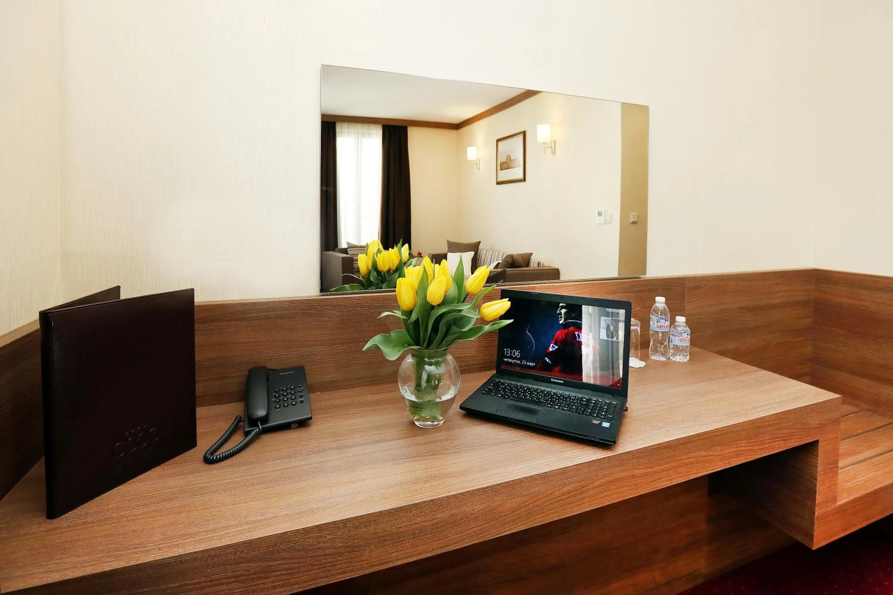 Seating area in Hotel COOP, Sofia