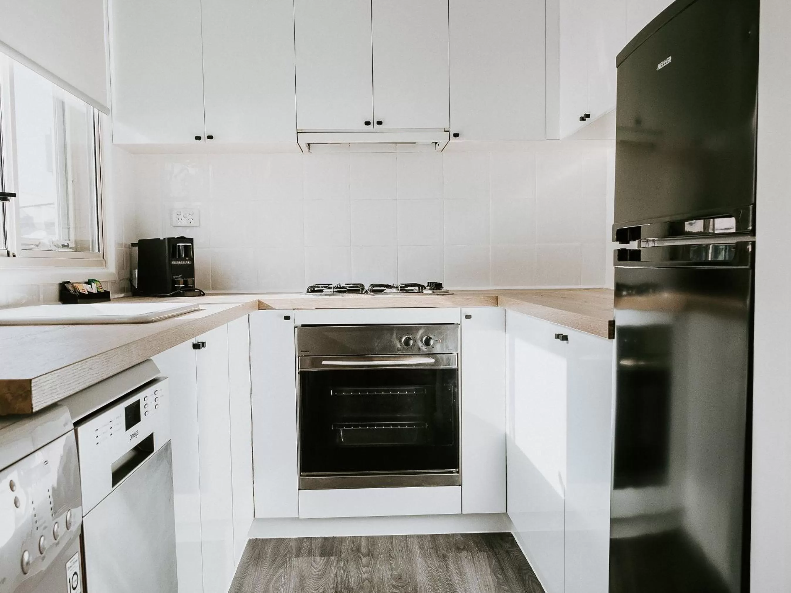 Kitchen or kitchenette in SoYa Apartment Hotel