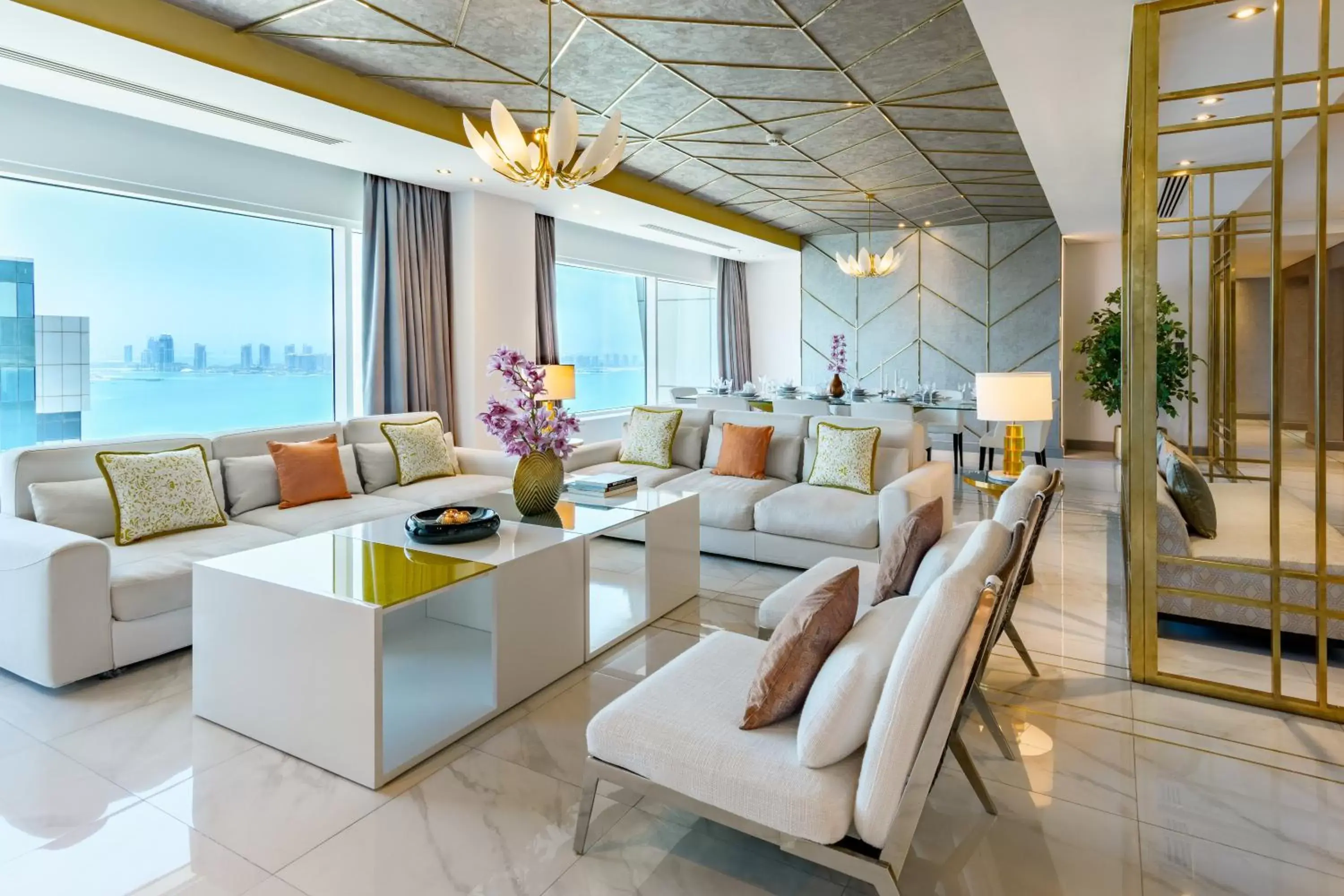 Living room in Centara West Bay Hotel & Residences Doha