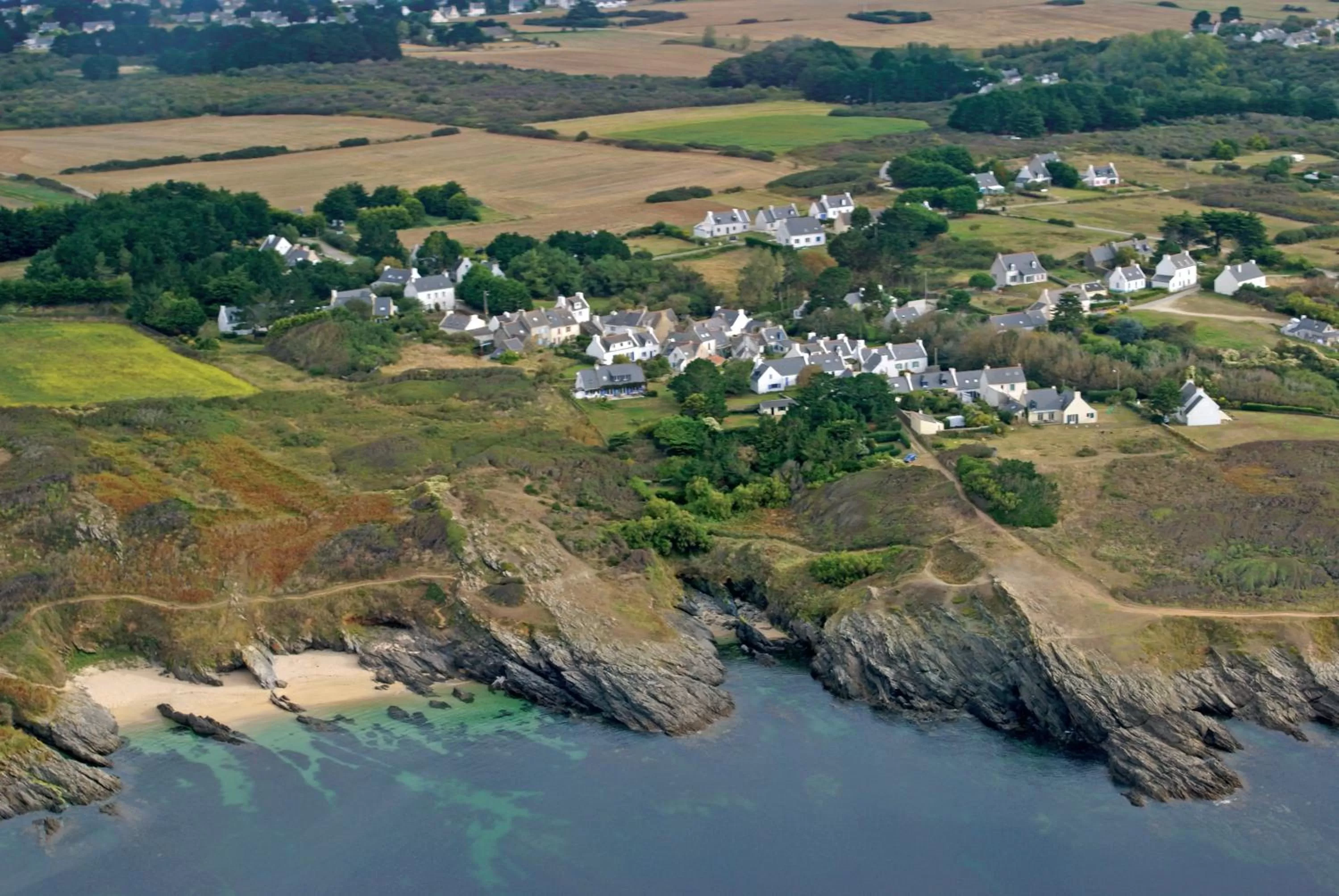 Bird's eye view in La Criste Marine
