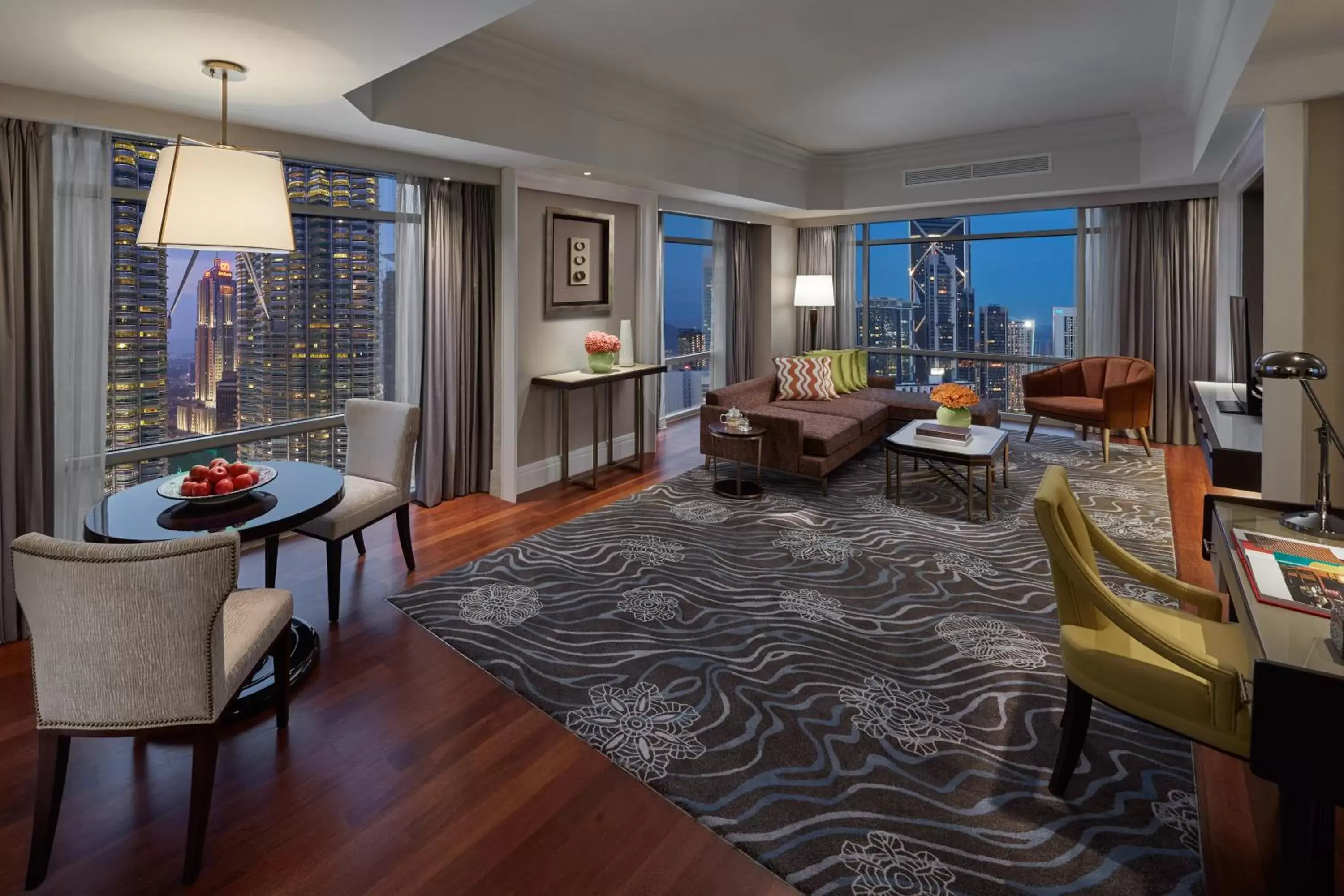 Living room in Mandarin Oriental, Kuala Lumpur