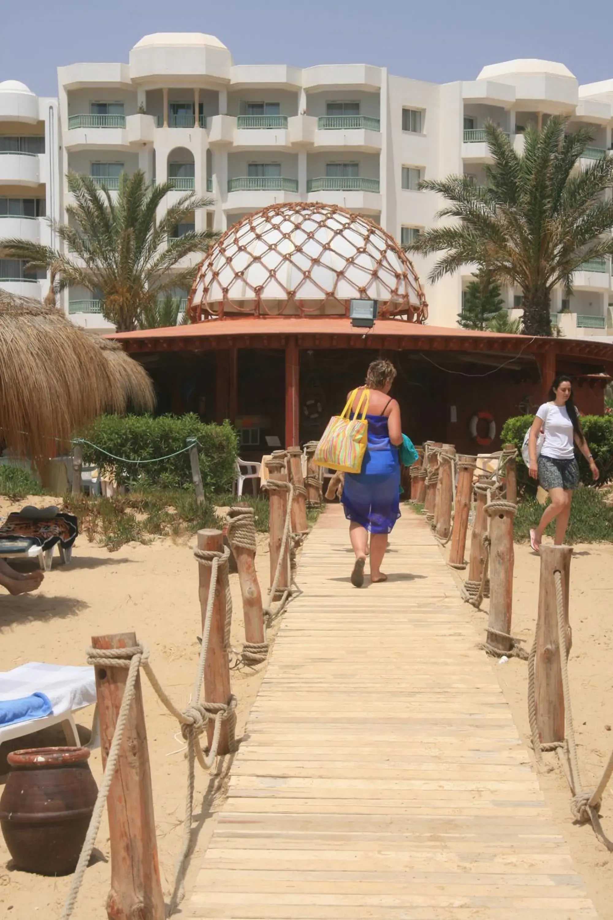 Beach in El Mouradi Hammamet