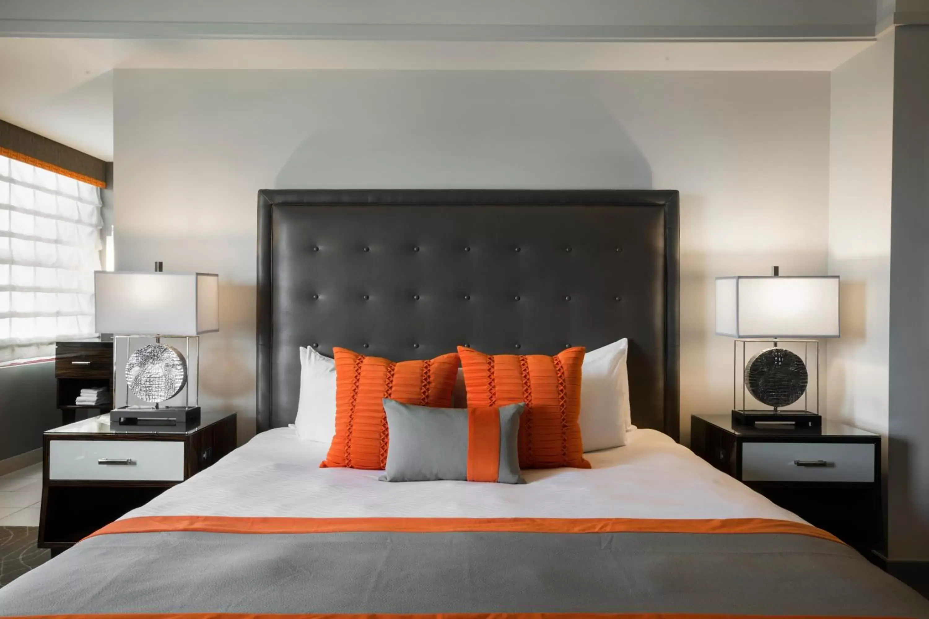 Bed in Colcord Hotel Oklahoma City, Curio Collection by Hilton