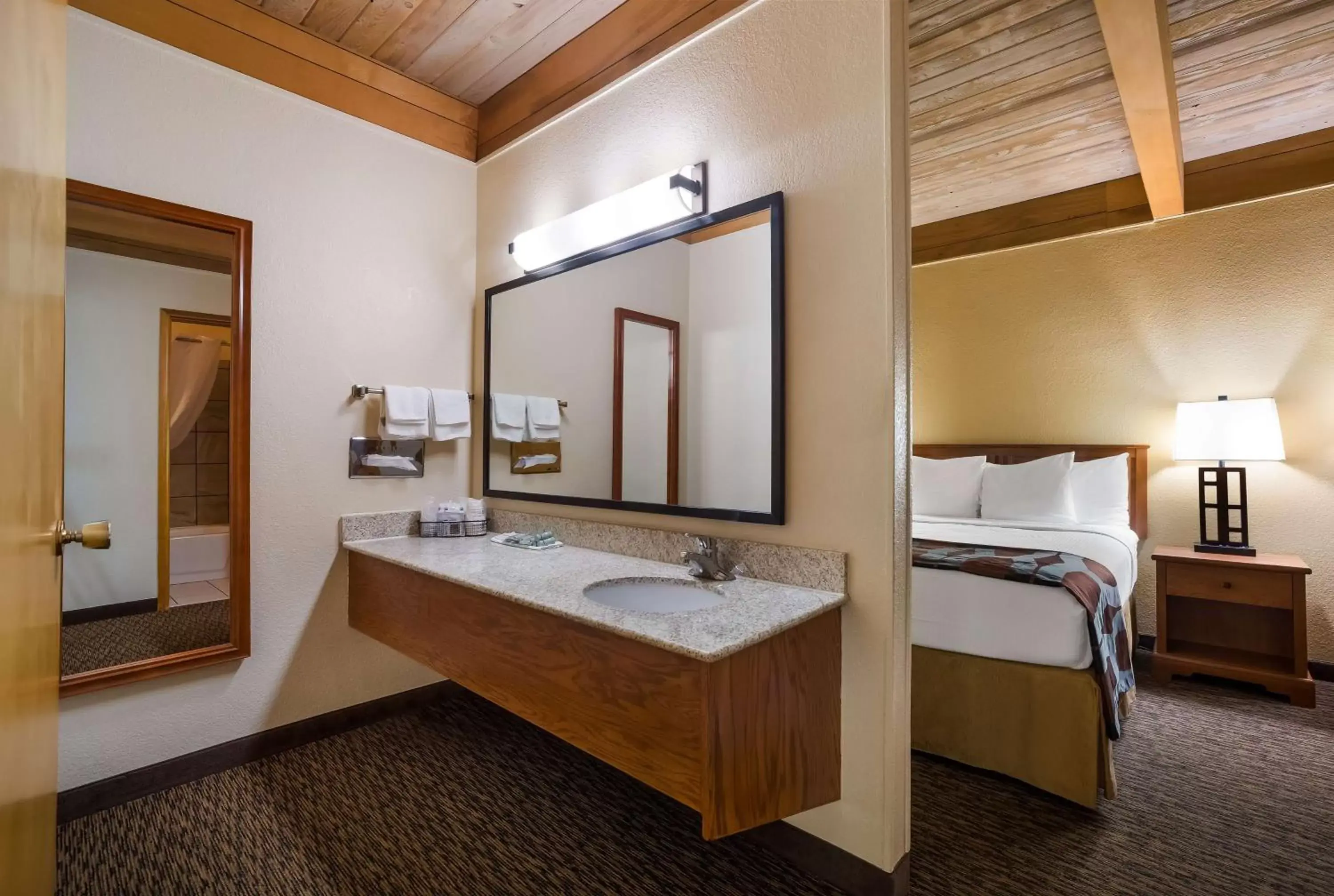 Bedroom, Bathroom in Best Western Plains Motel