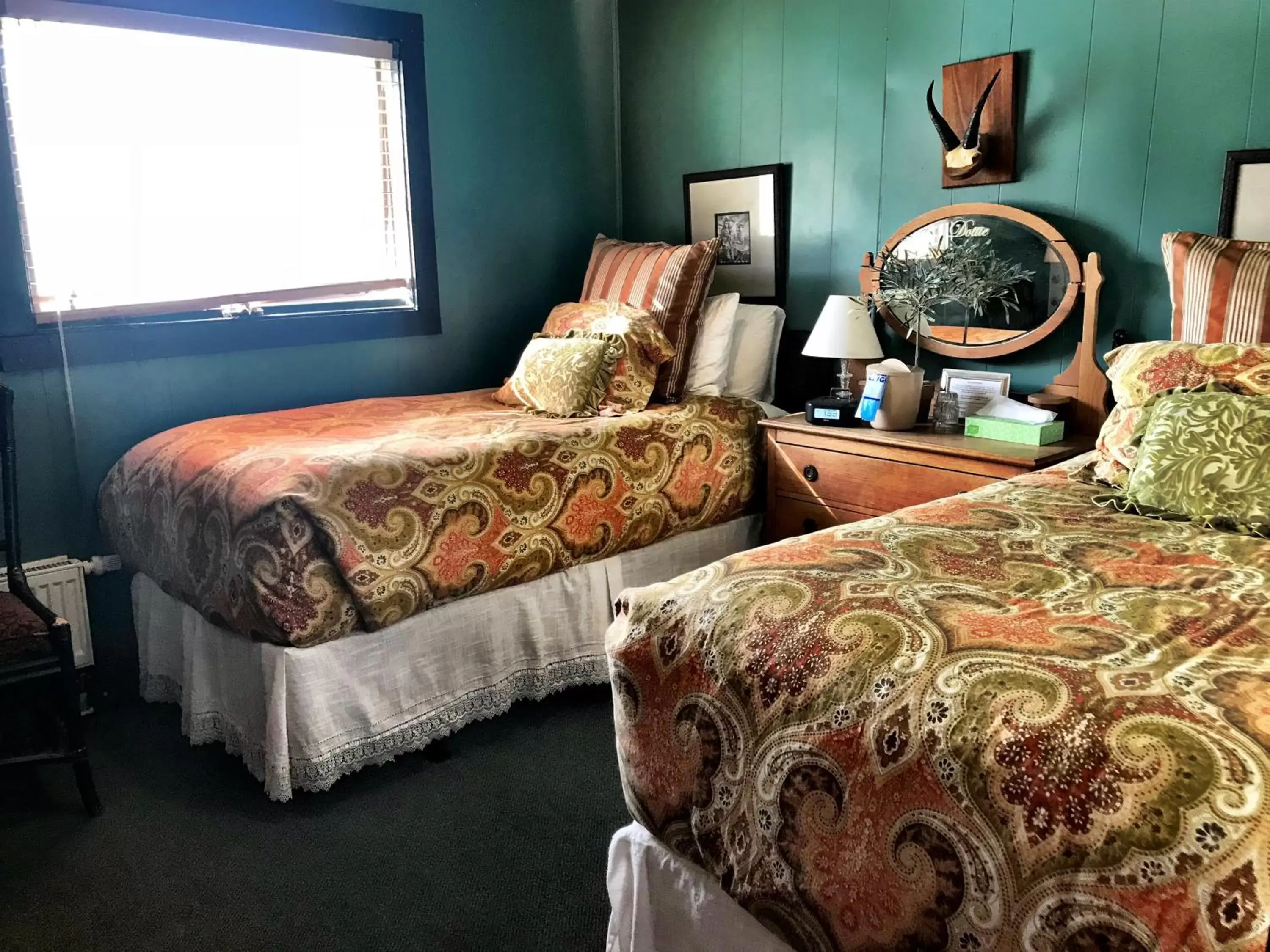 Bed in Historic Skagway Inn