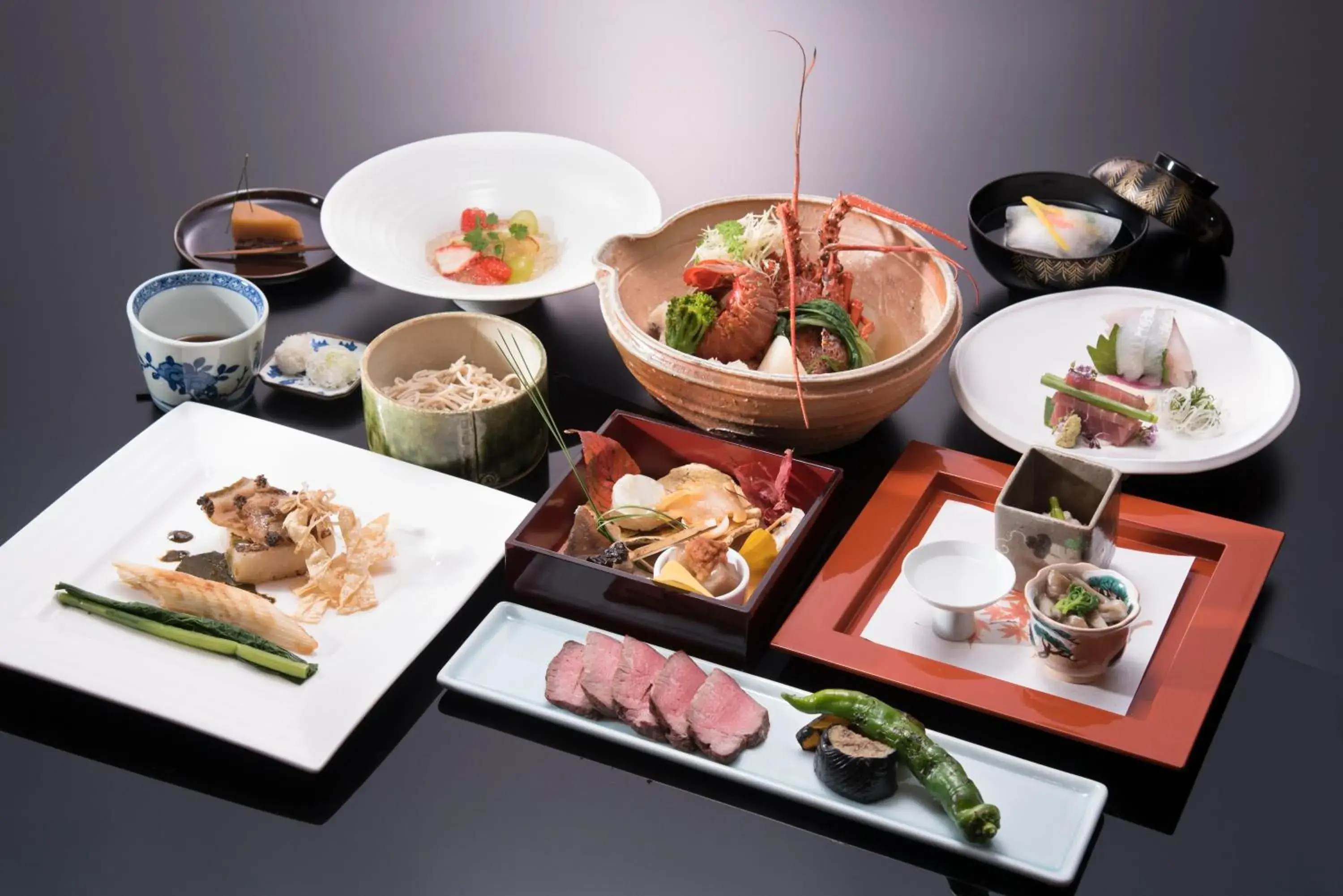 Food close-up in Myojinkan Ryokan