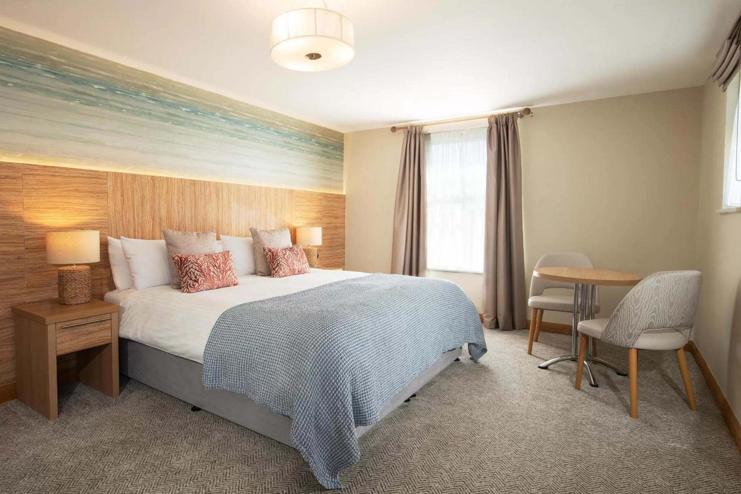 Photo of the whole room, Bed in Fistral Beach Hotel and Spa - Adults Only