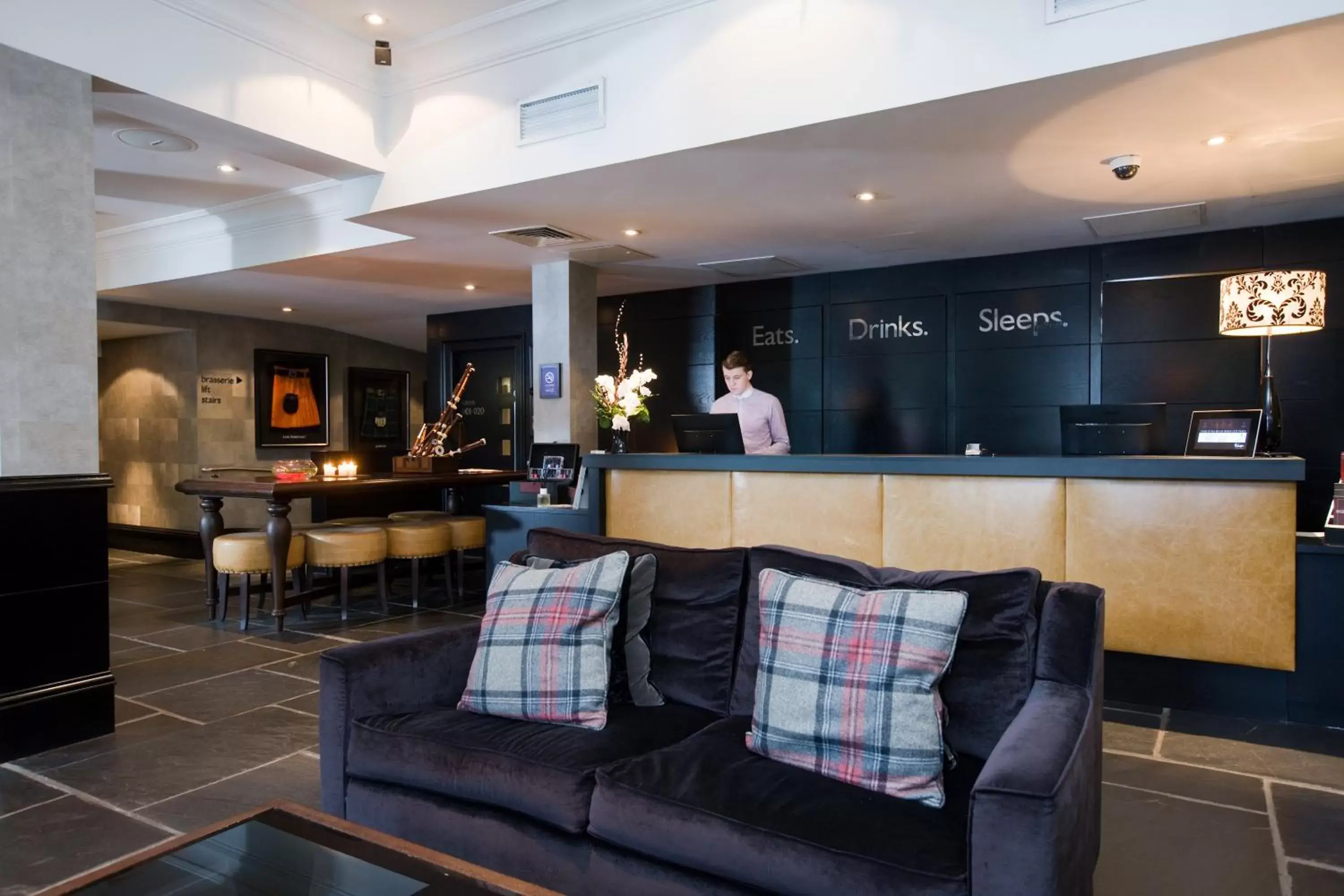 Lobby or reception in Malmaison Aberdeen