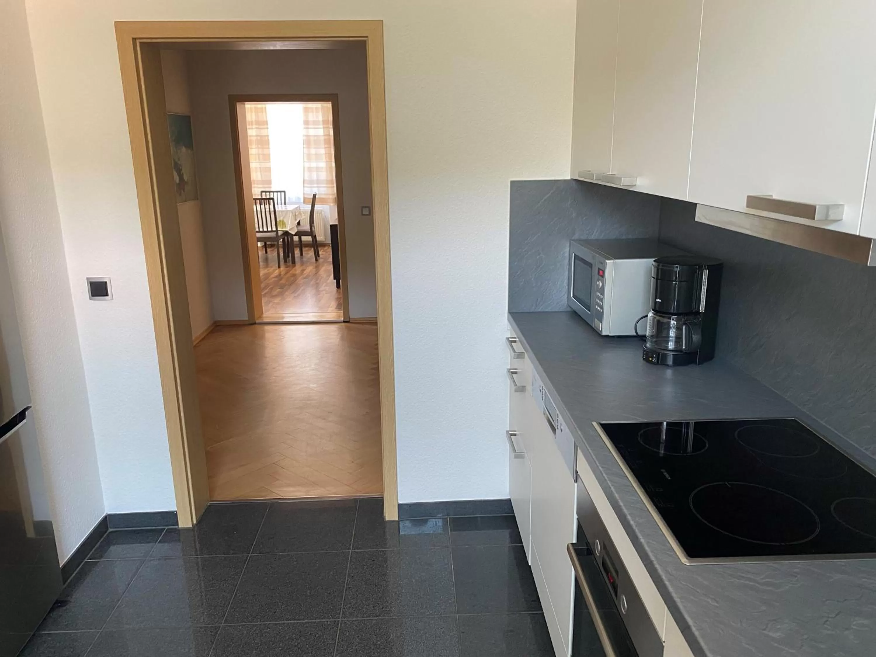 Kitchen or kitchenette in Pension an der Porzellan-Manufaktur