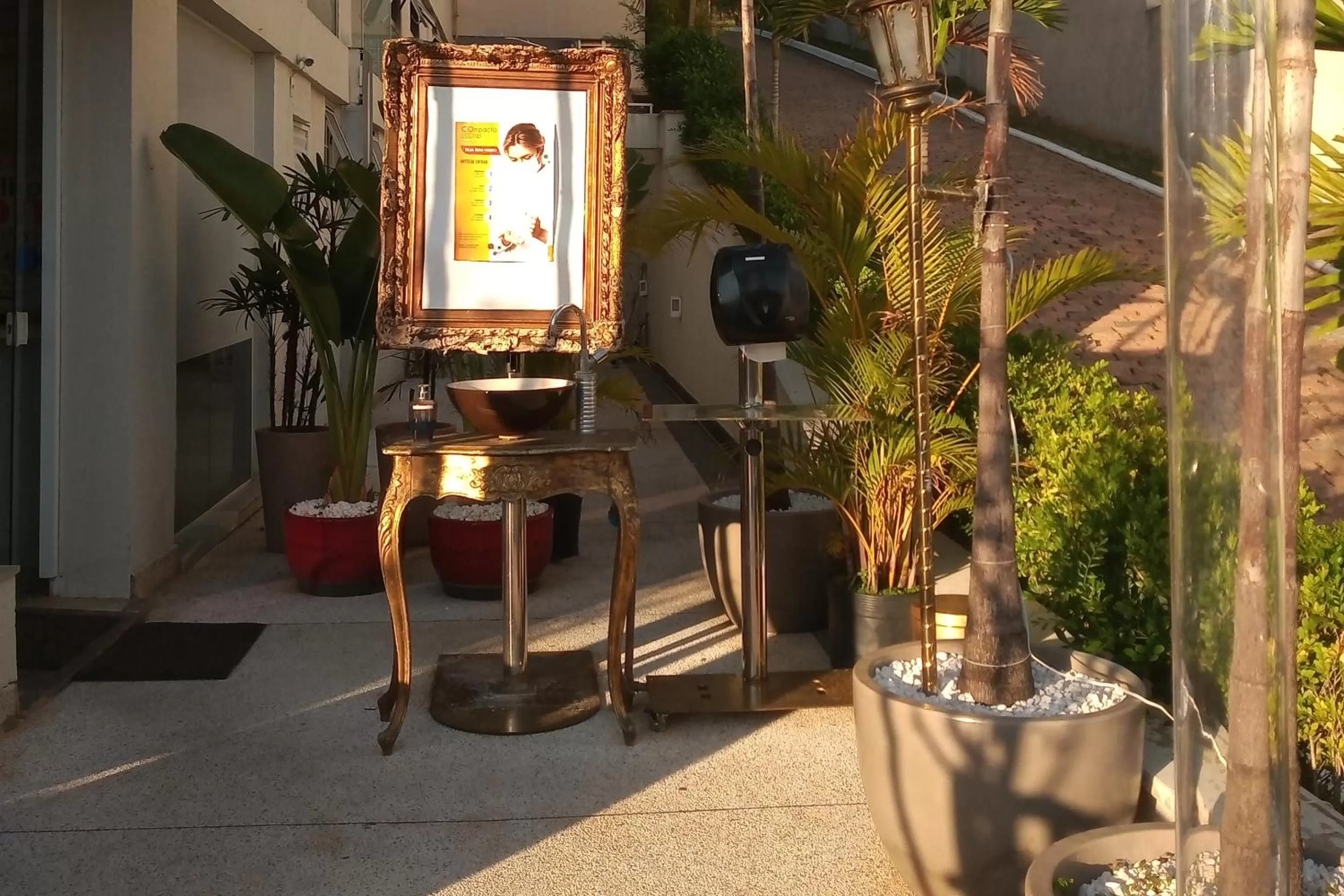 Lobby or reception in Compacto Hotel