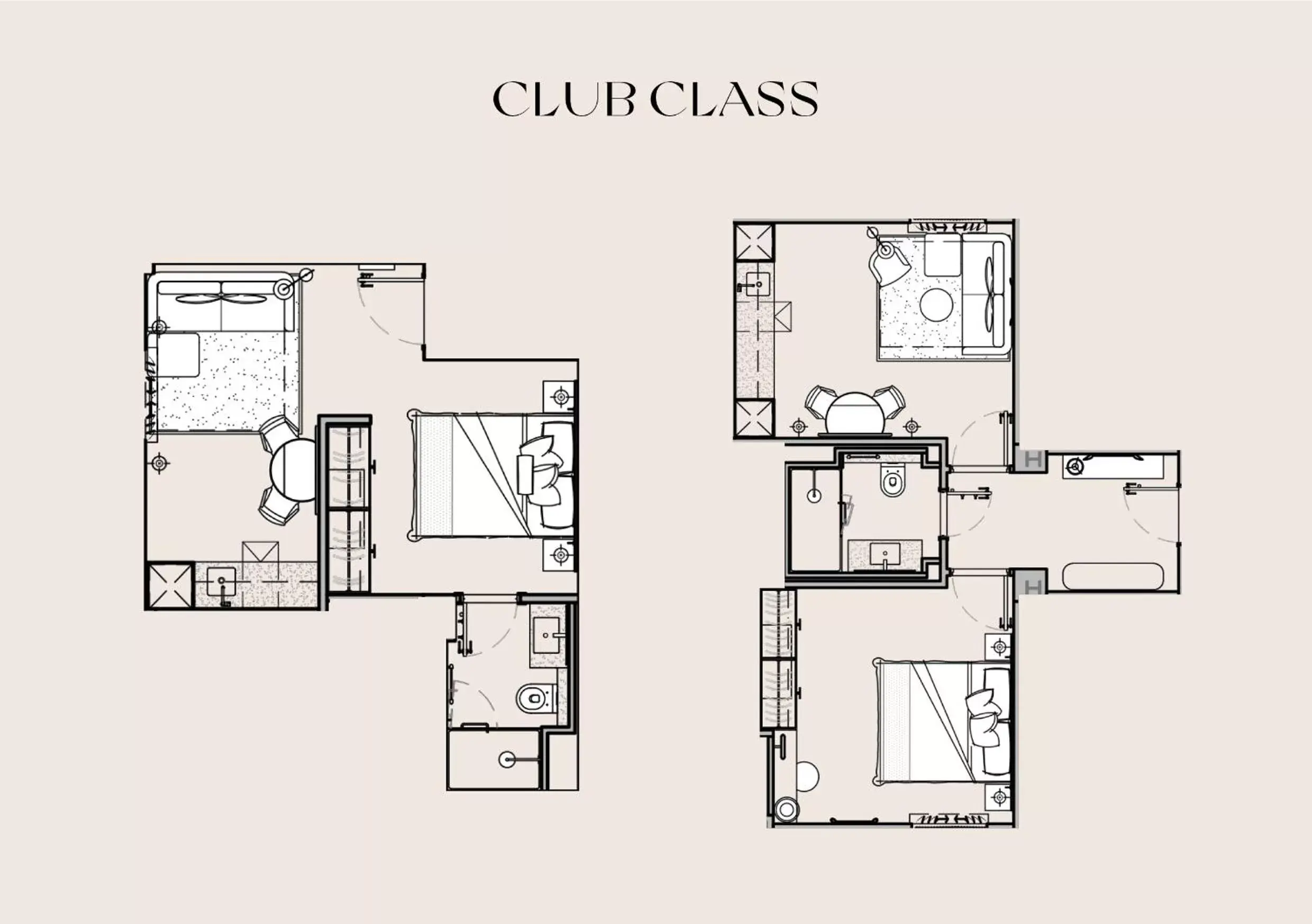 Floor Plan in The Other House Residents Club- South Kensington