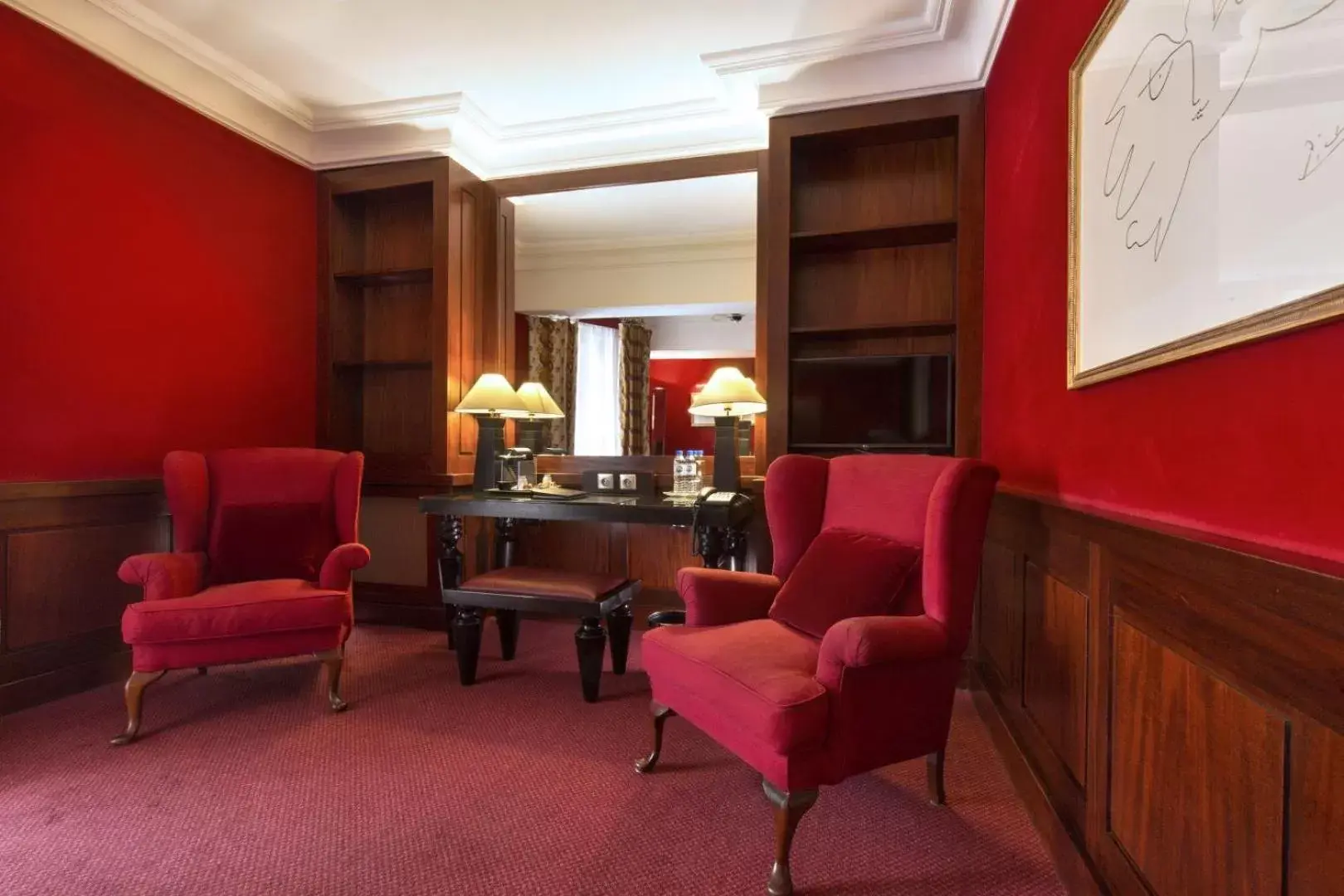 Living room, Seating Area in Grand Hotel de l'Opera - BW Premier Collection