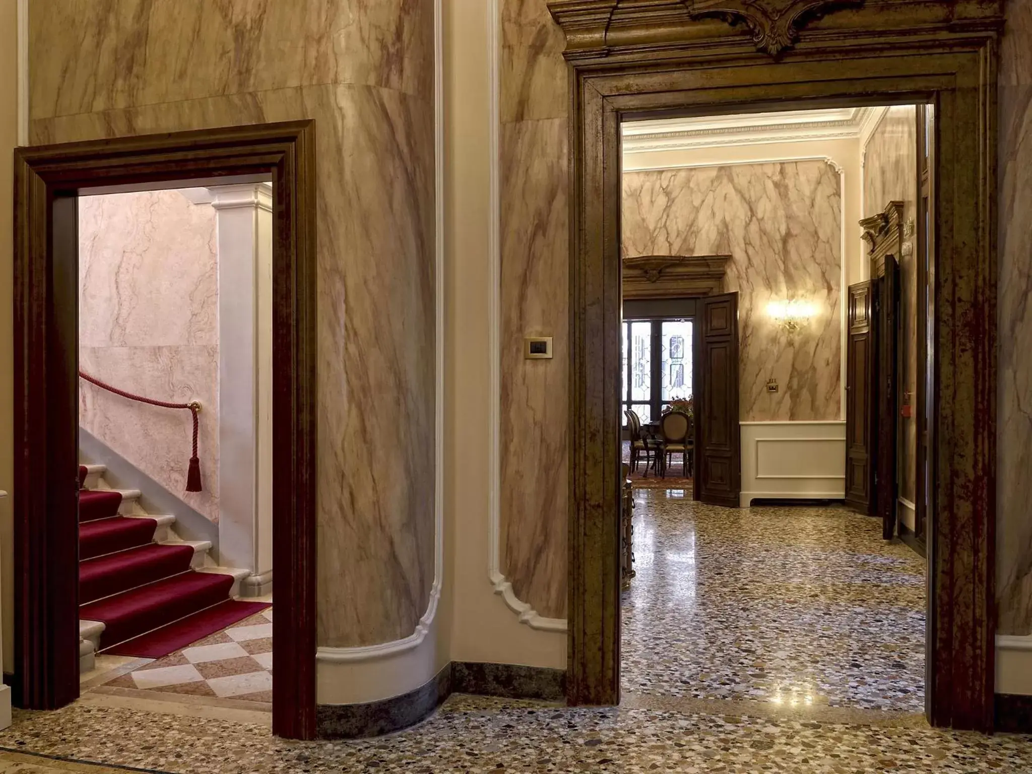 Decorative detail in Hotel Ai Cavalieri di Venezia