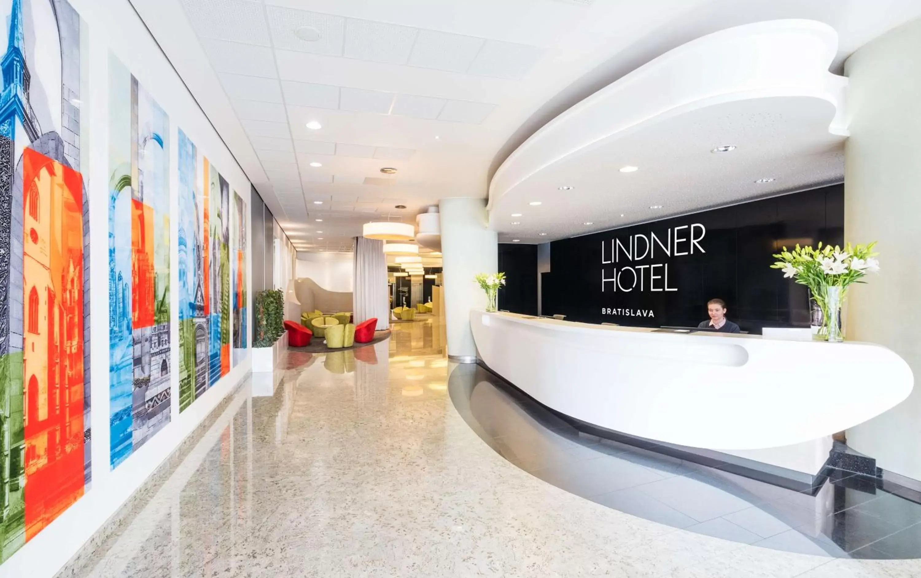 Lobby or reception, Lobby/Reception in Lindner Hotel Bratislava, part of JdV by Hyatt