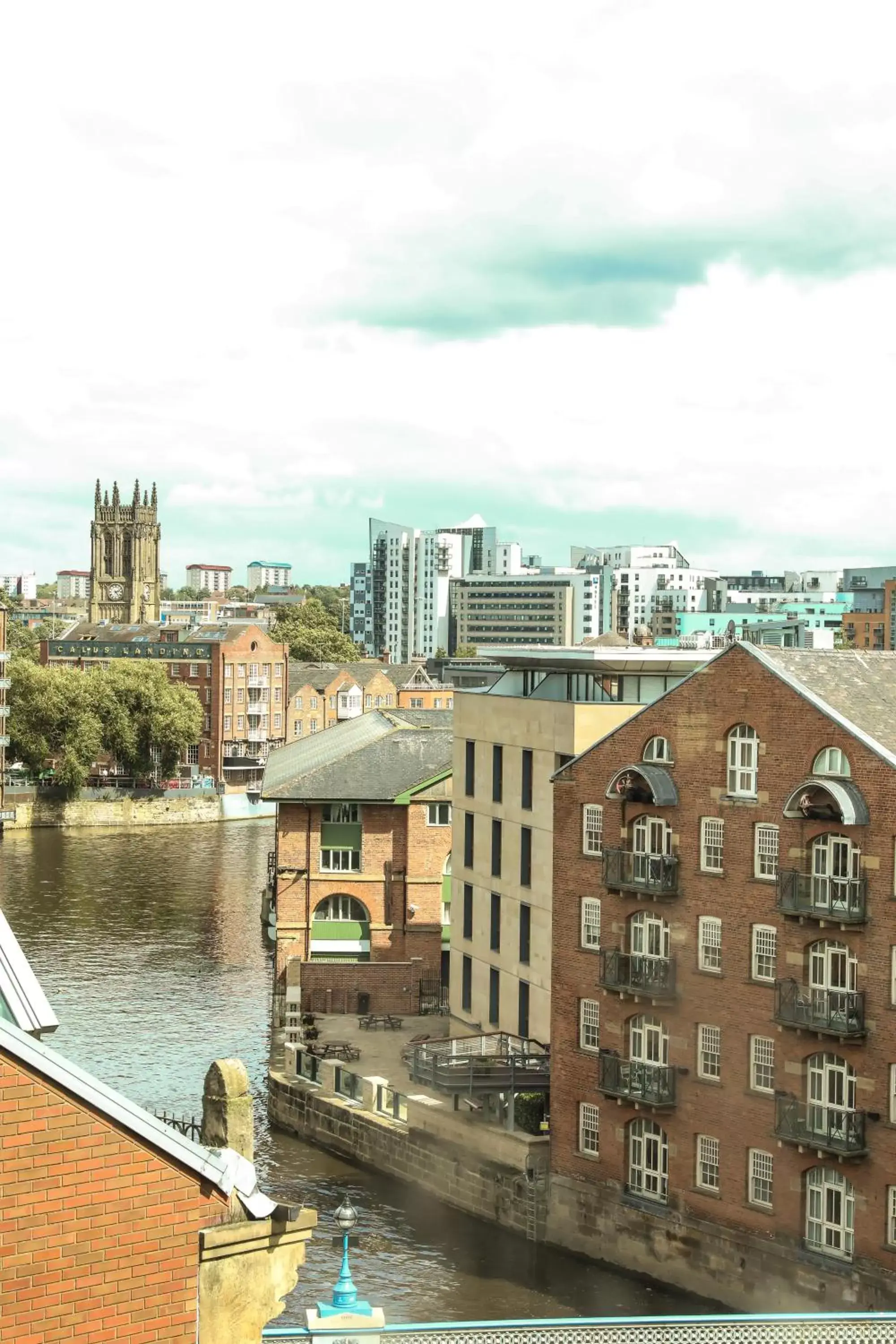 River view in Malmaison Hotel Leeds