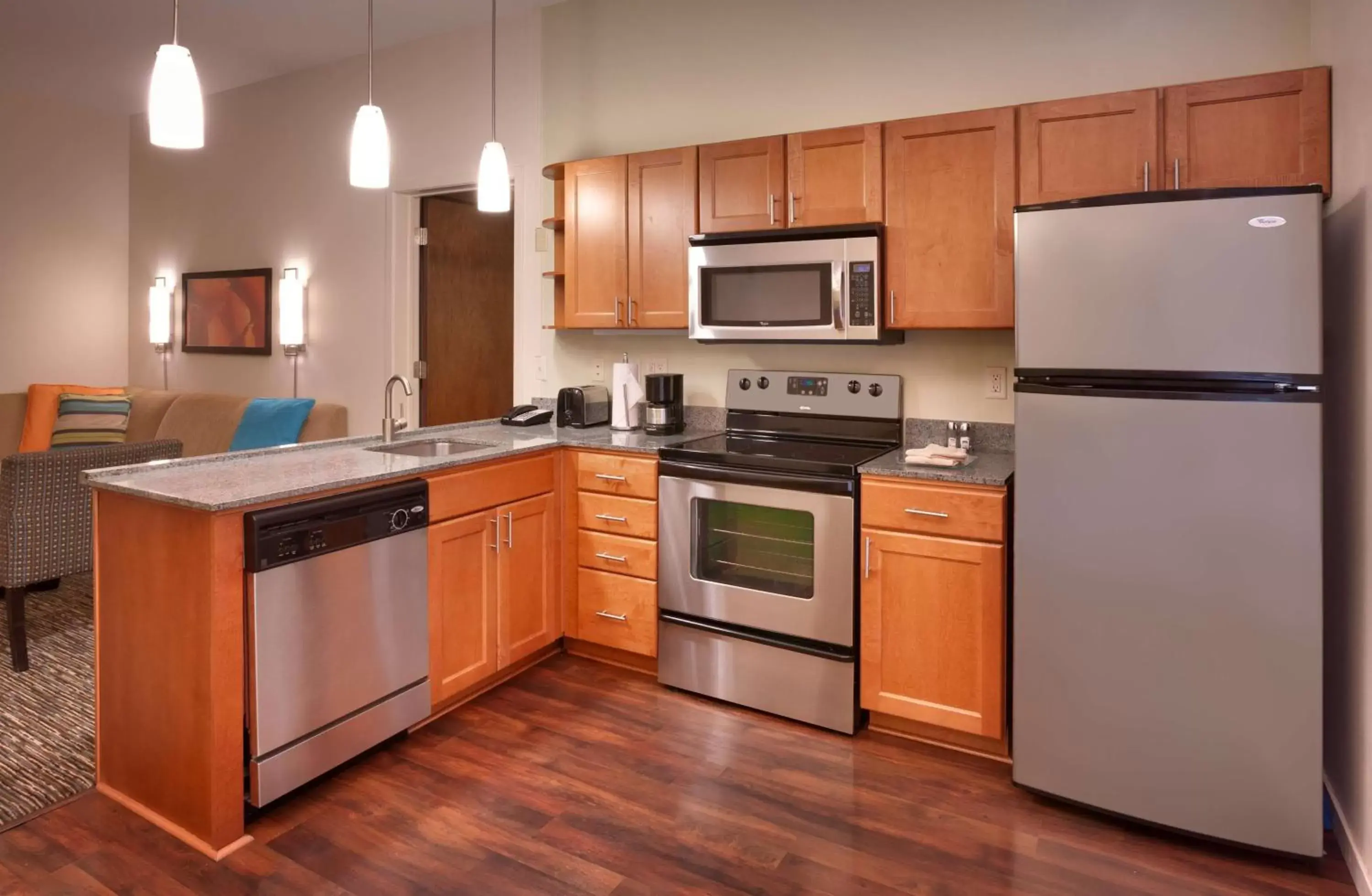 Photo of the whole room, Kitchen/Kitchenette in Hyatt House Salt Lake City/Sandy