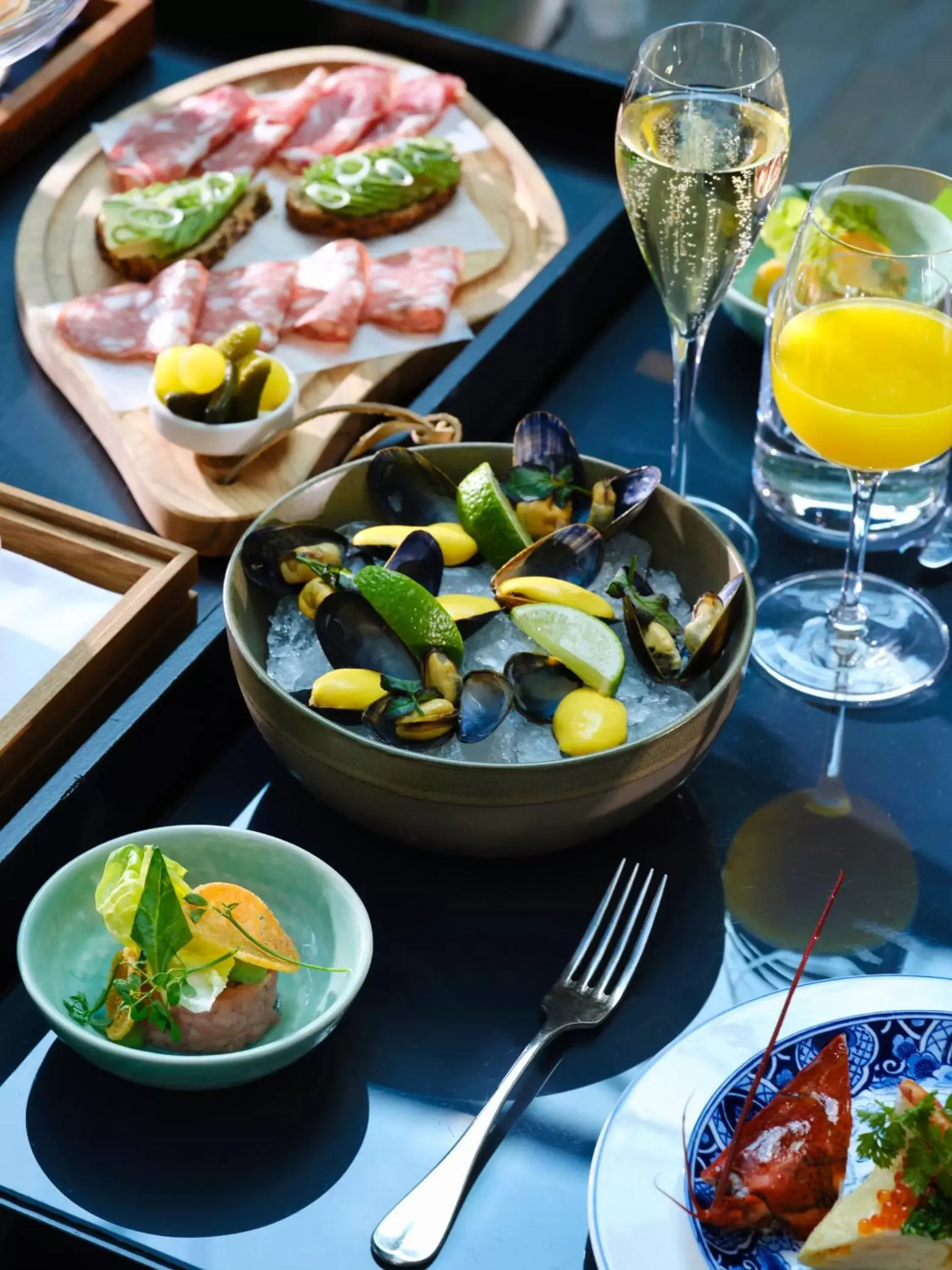 Food close-up, Lunch and Dinner in Conservatorium Hotel