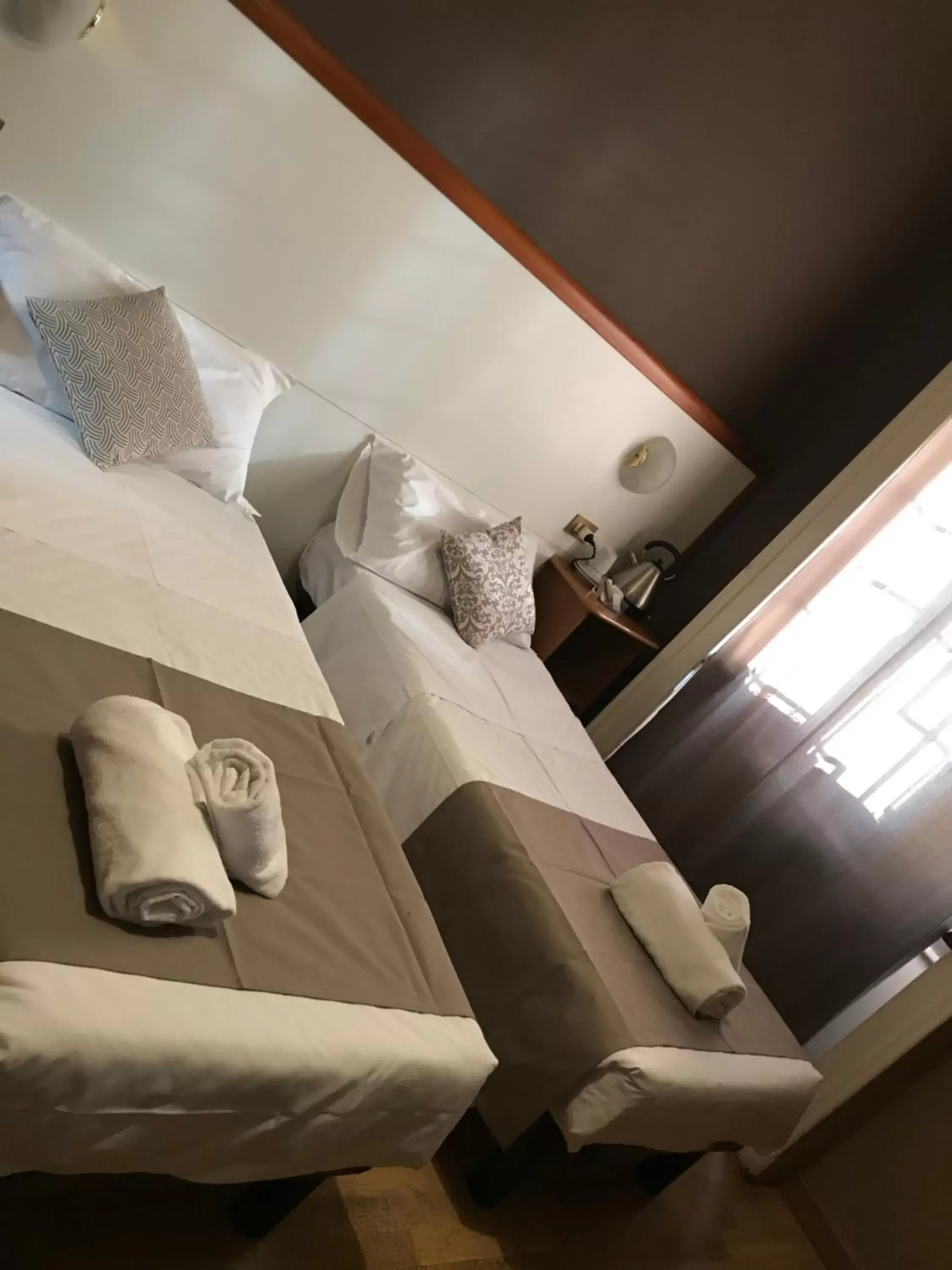 Bed in Hotel Bogart