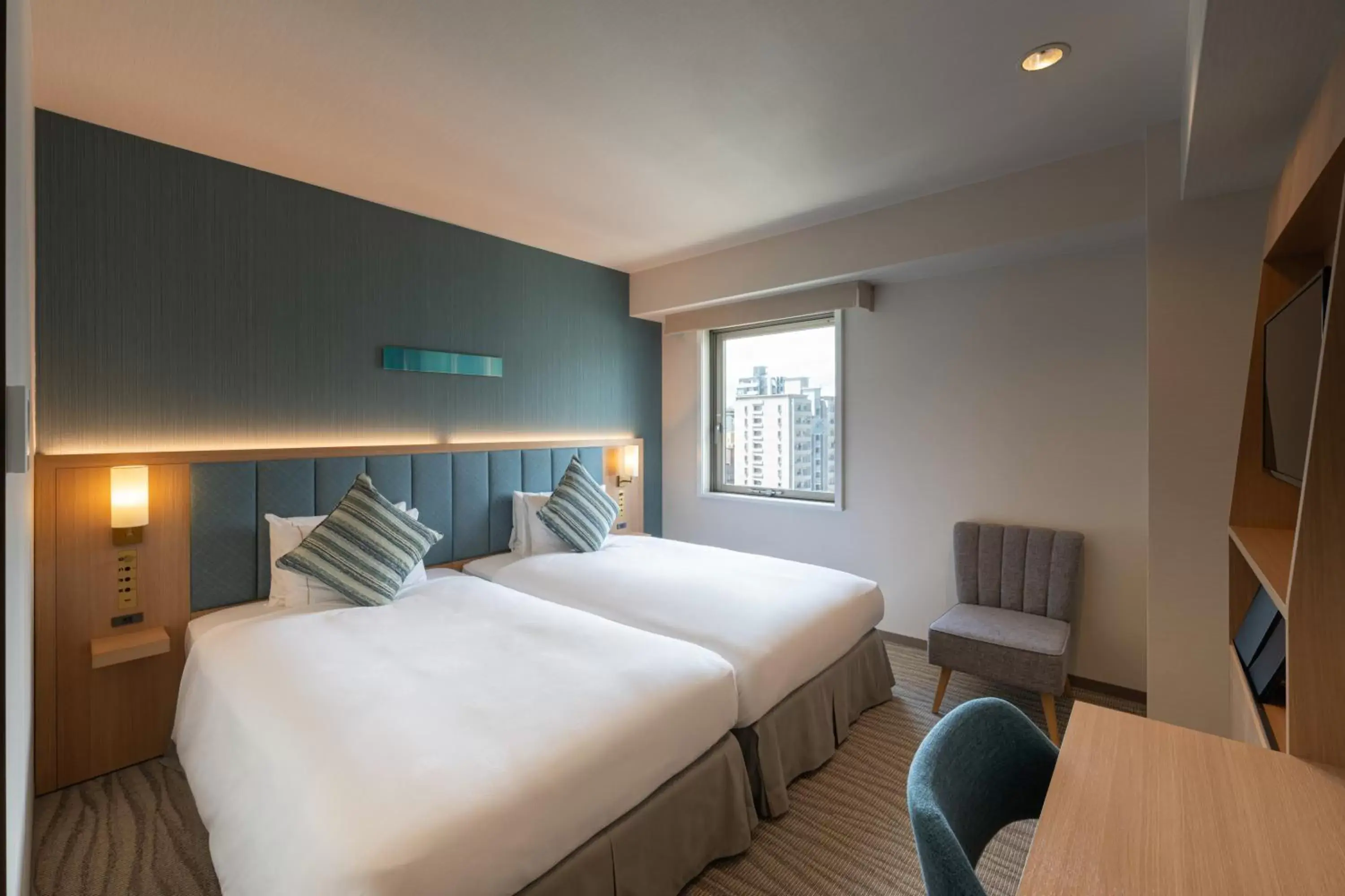 Standard Twin Room - Non-Smoking in The Royal Park Hotel Hiroshima Riverside Standard Twin Room - Non-Smoking in The Royal Park Hotel Hiroshima Riverside