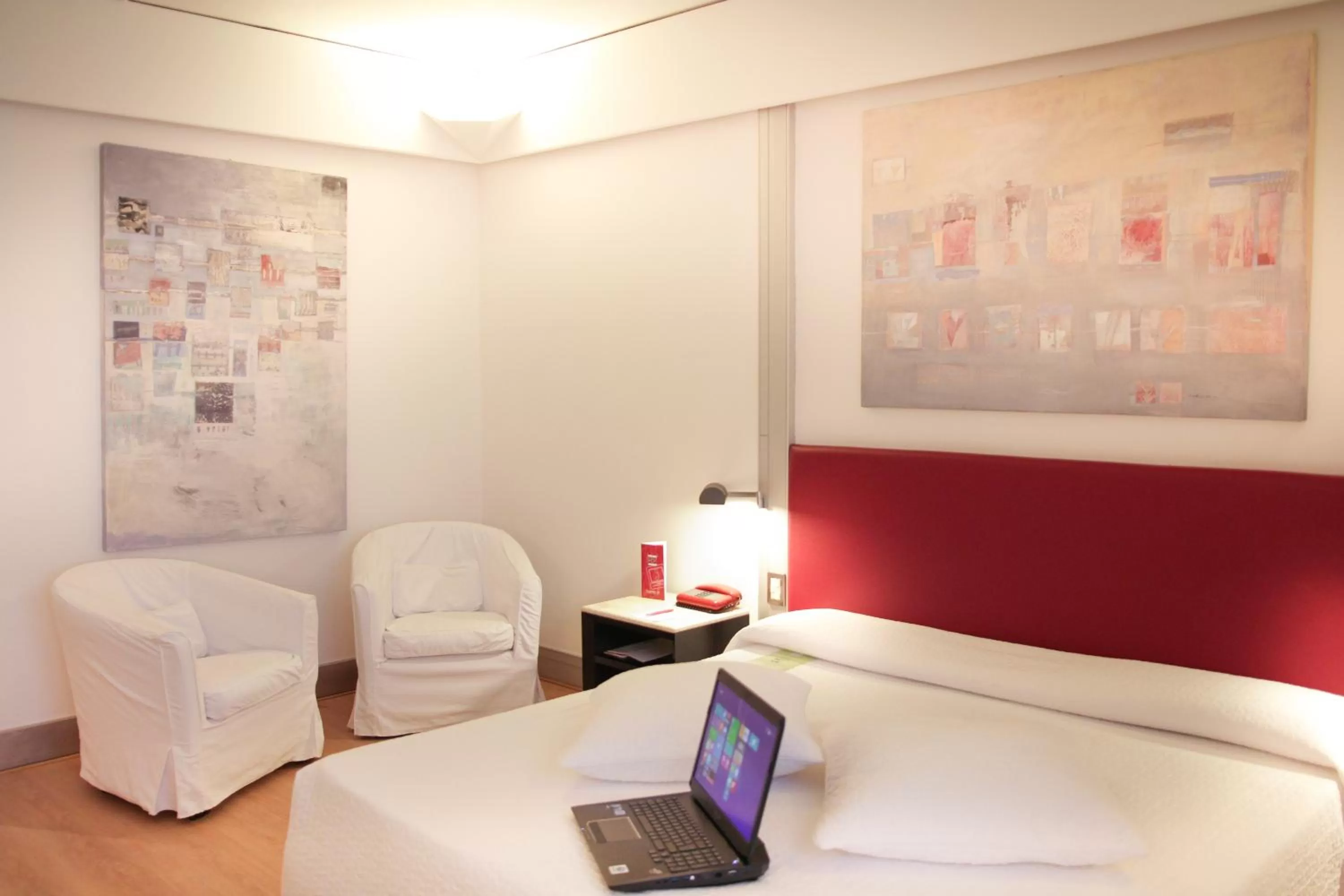 Bed in Art Hotel Museo