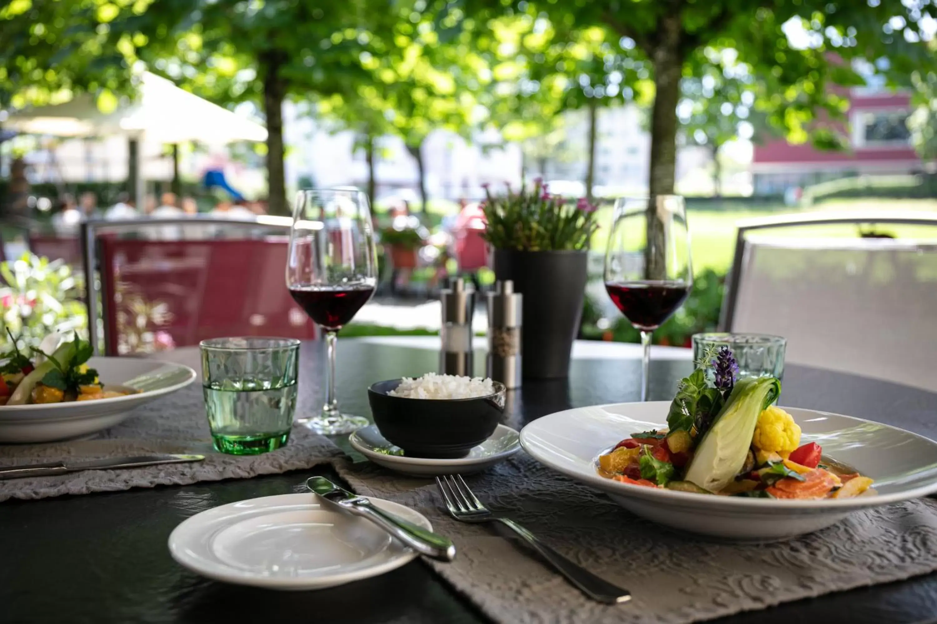 Food and drinks in Hotel Restaurant Seegarten