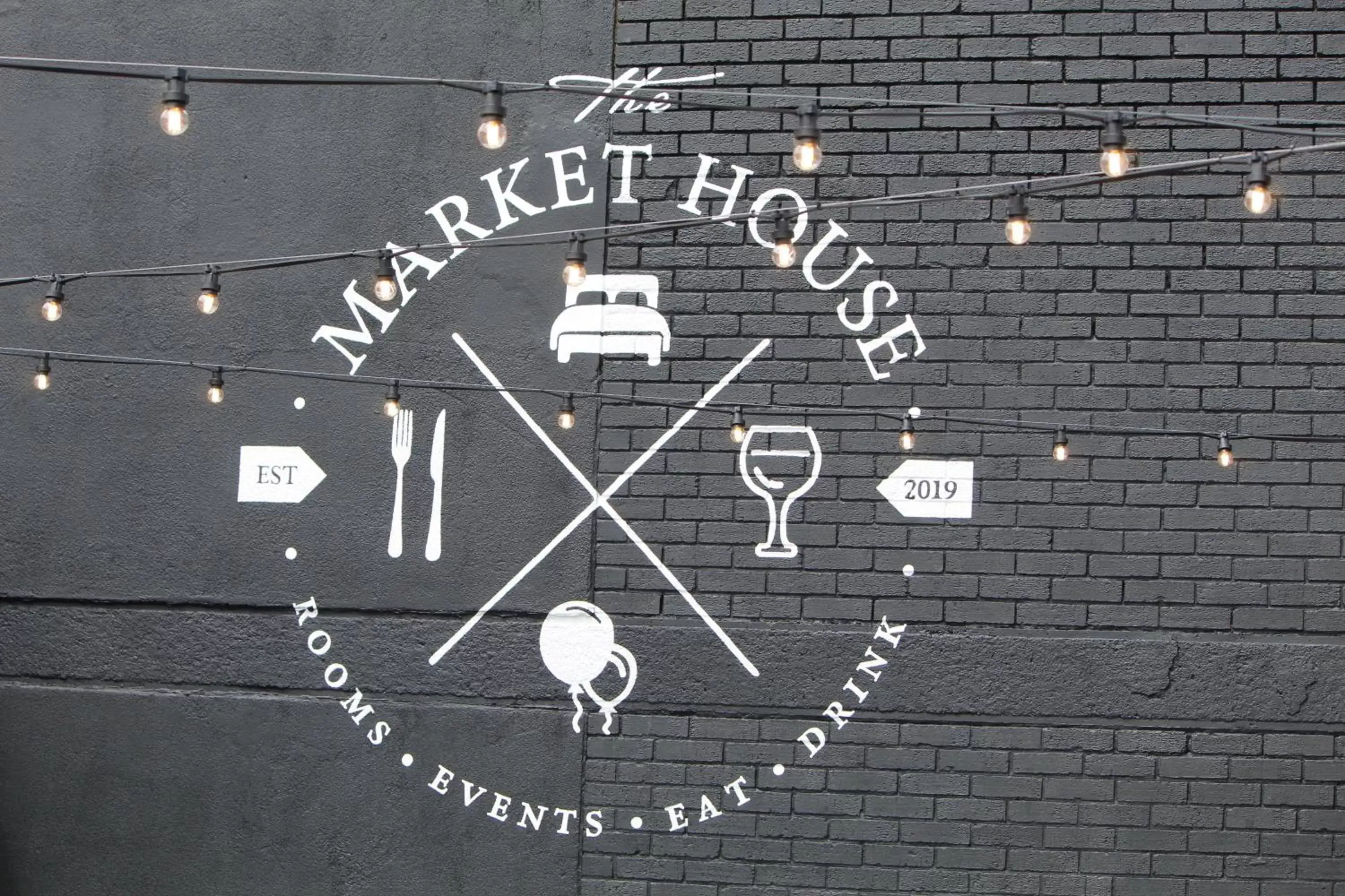 Property logo or sign in The Market House