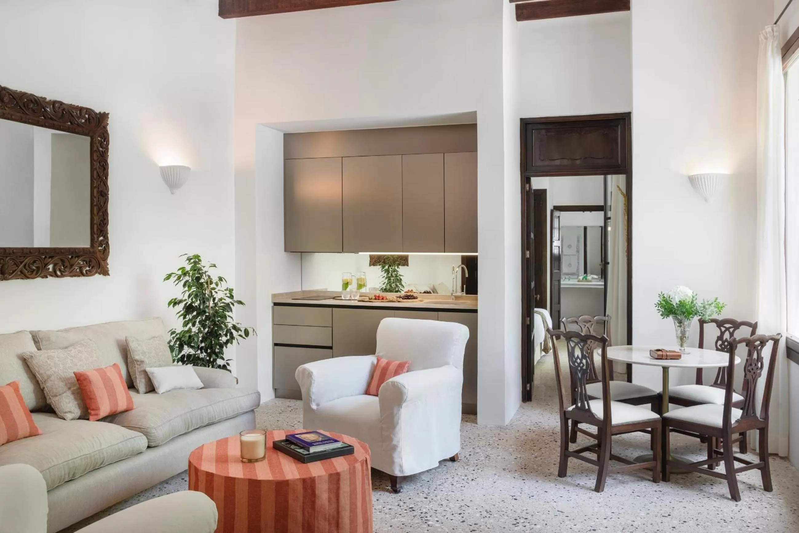 Kitchen or kitchenette in Ca'n Puig de Sòller