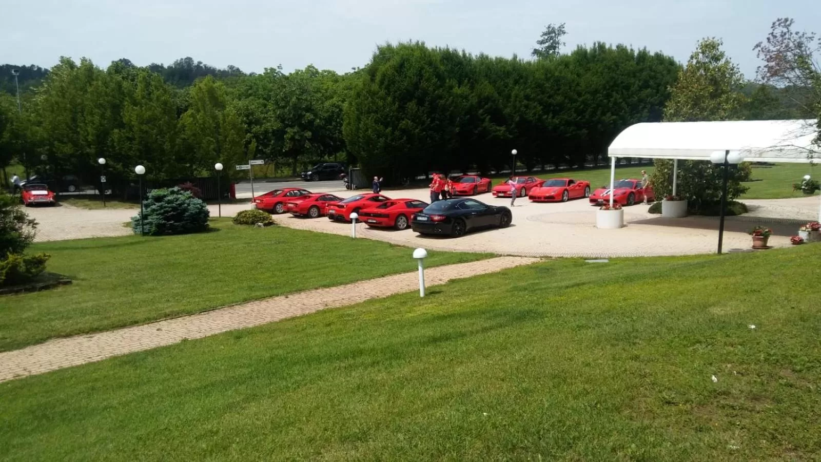 Garden view in Roero Park Hotel