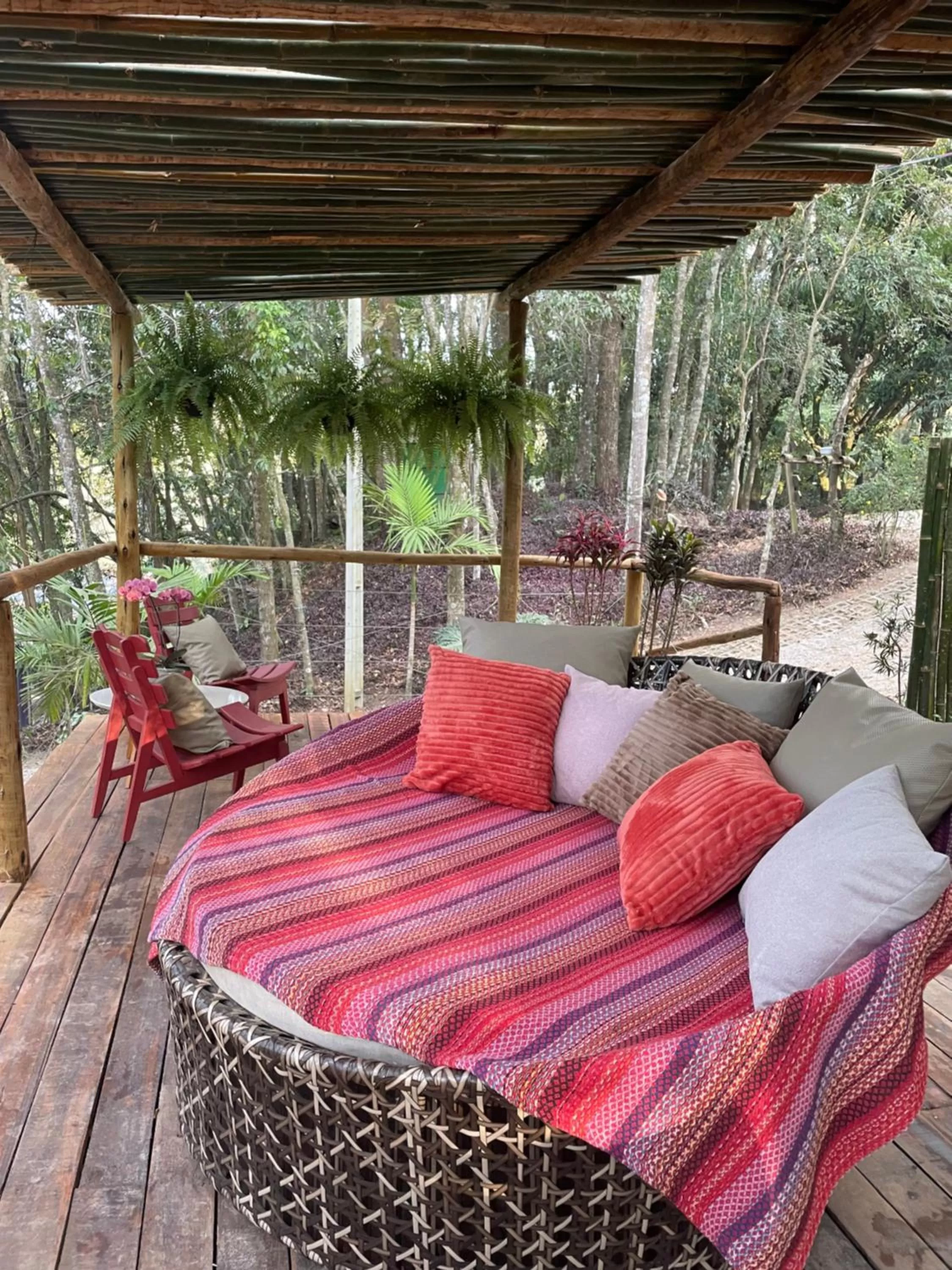 Patio in Pousada Santa Thereza