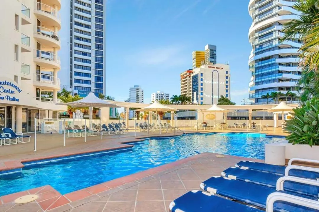 Swimming pool in Broadbeach Holiday Apartments