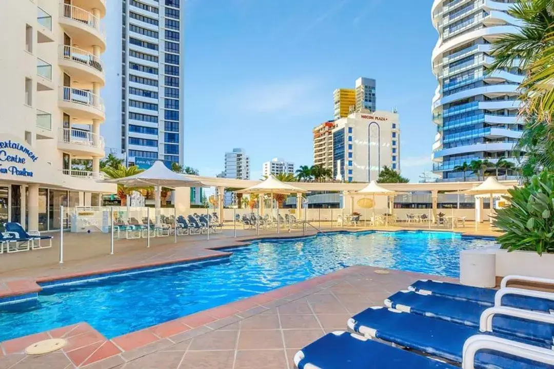 Swimming pool in Broadbeach Holiday Apartments