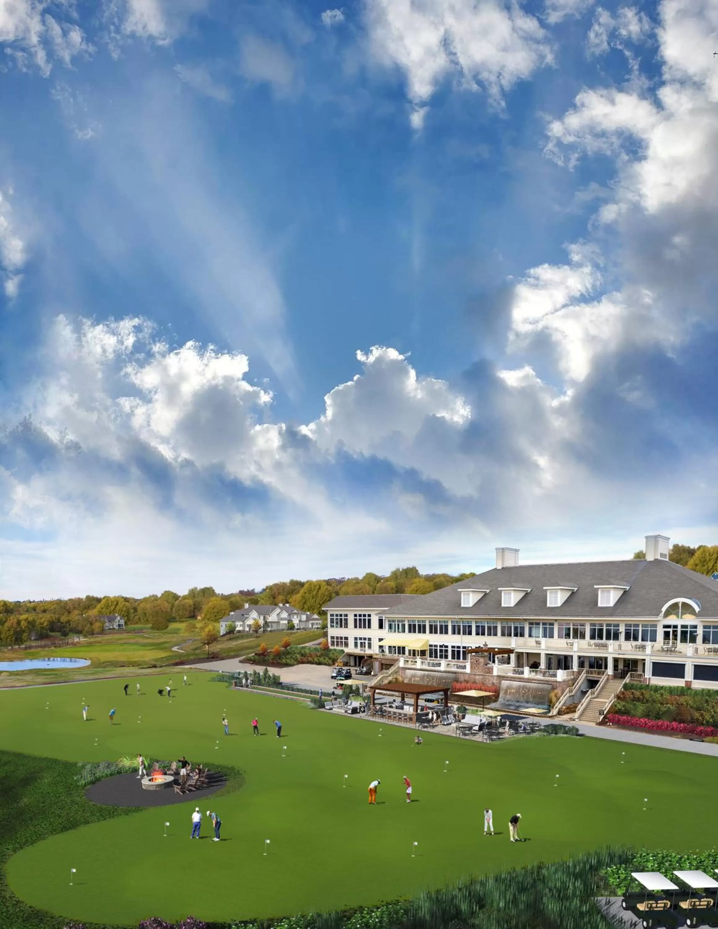 Golfcourse in The Ridge Hotel