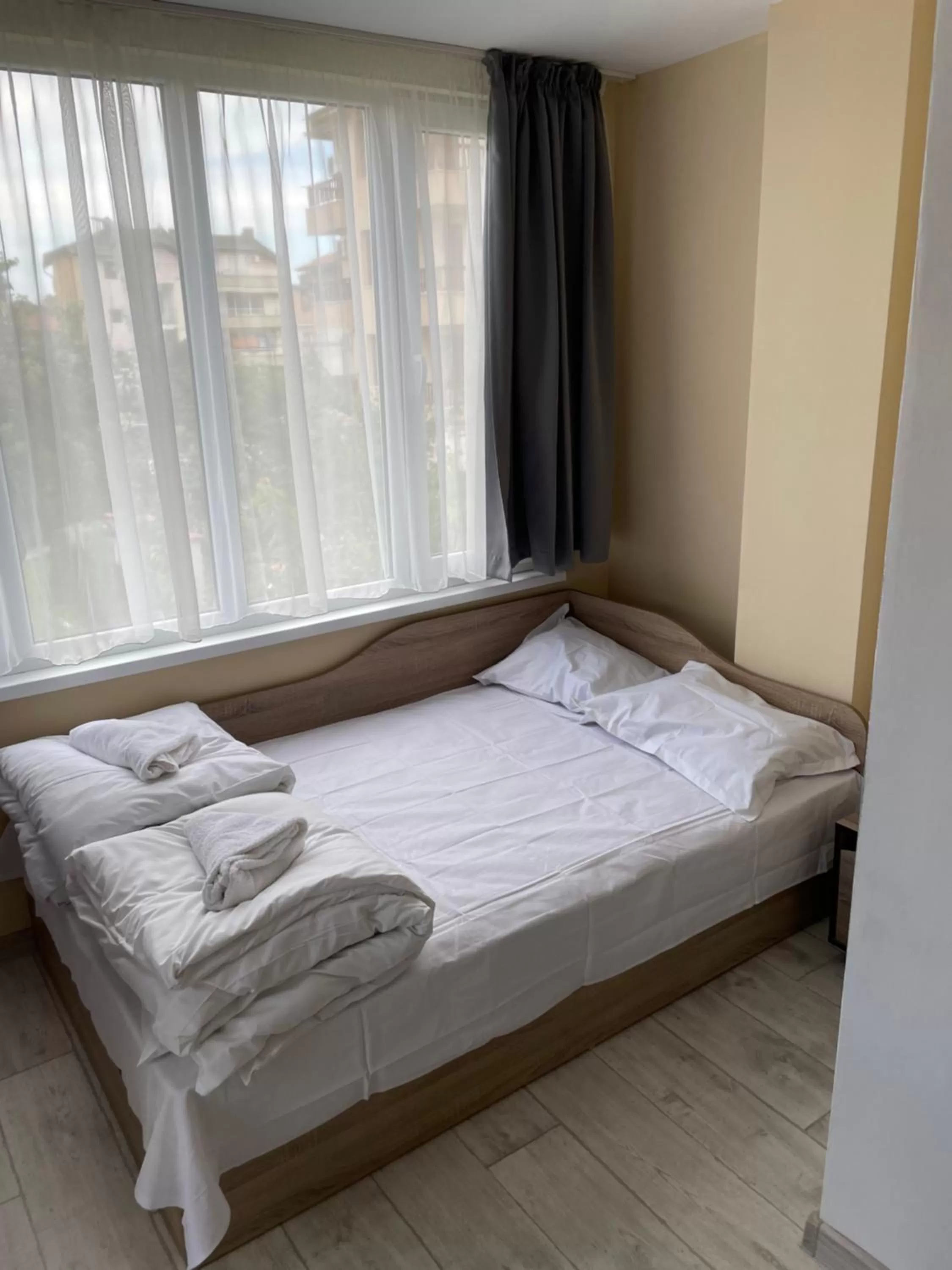 Bed in Family Hotel Malibu