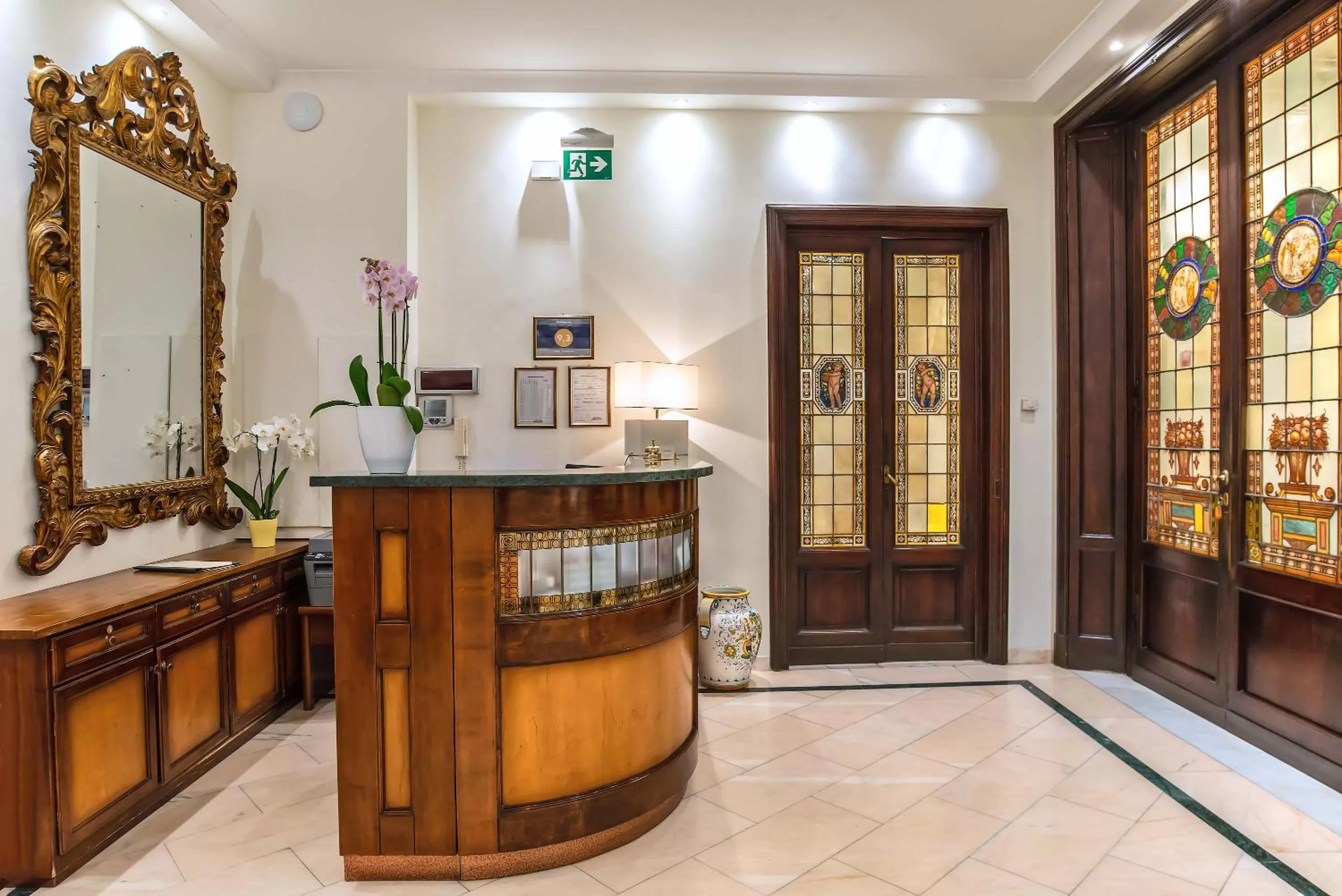 Lobby or reception in Hotel Accademia