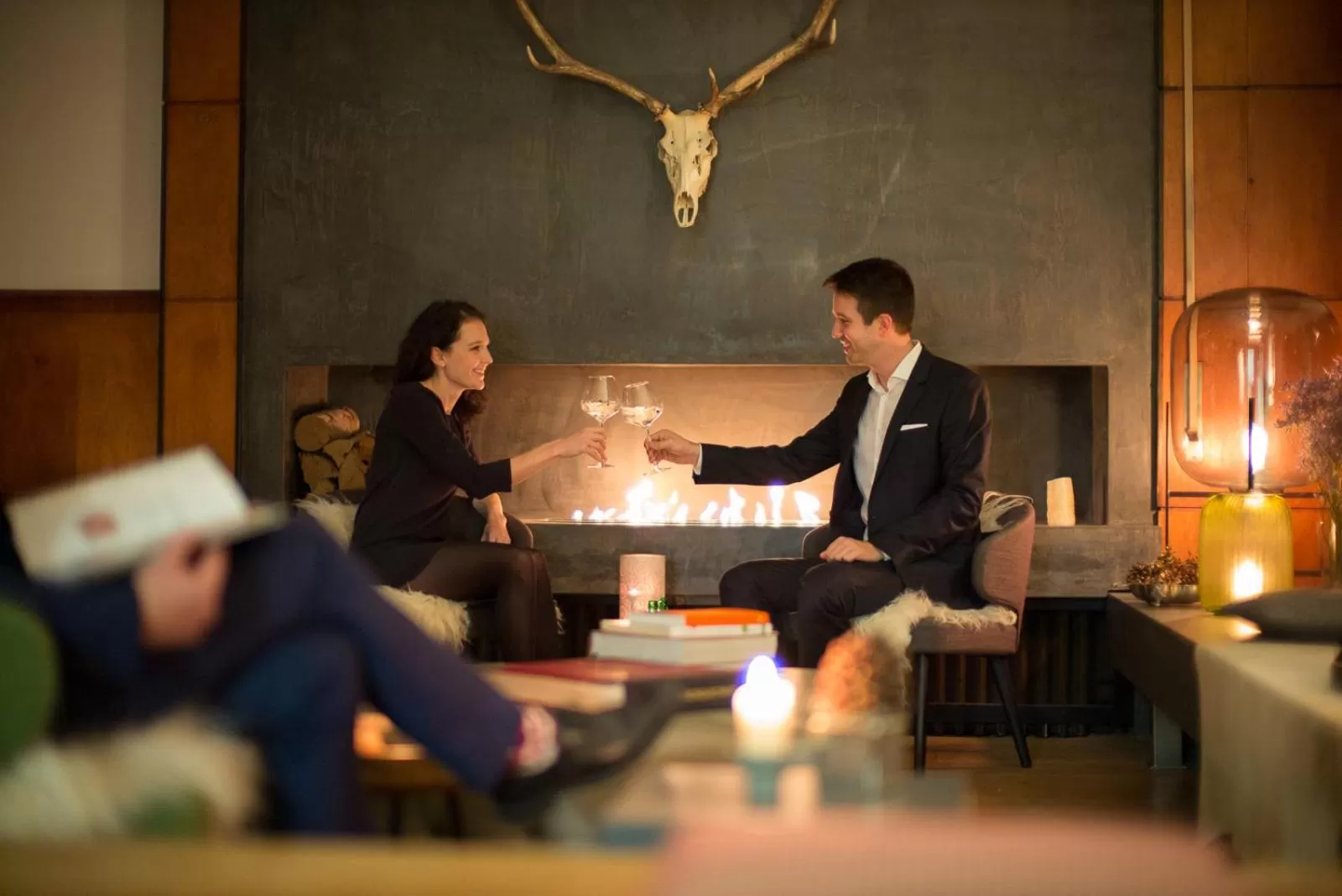 Lounge or bar in Das Eckert - Lifestyle Design Hotel & Fine Dining bei Basel (Grenzach)