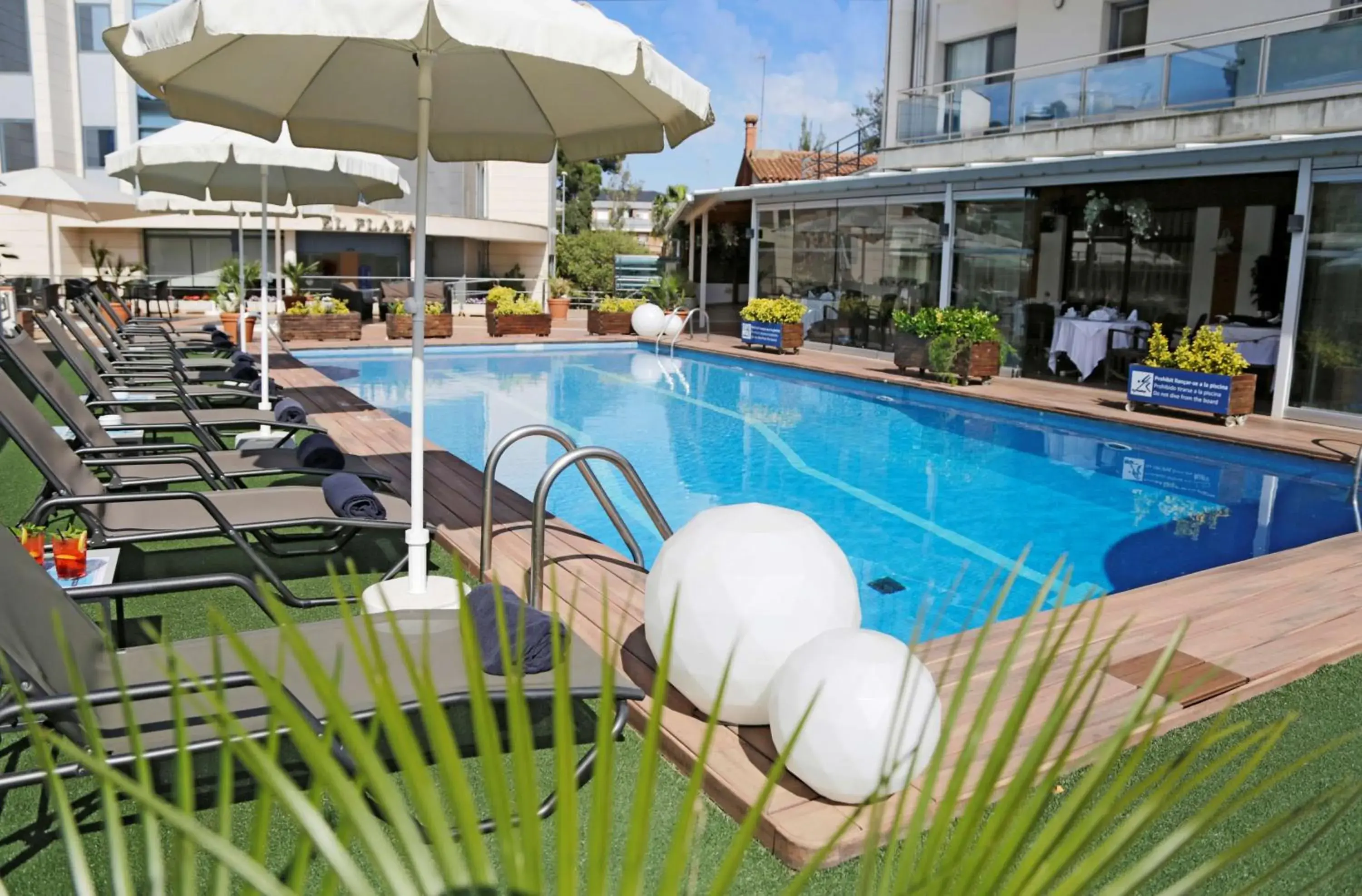 Pool view, Swimming Pool in Best Western Hotel Mediterraneo