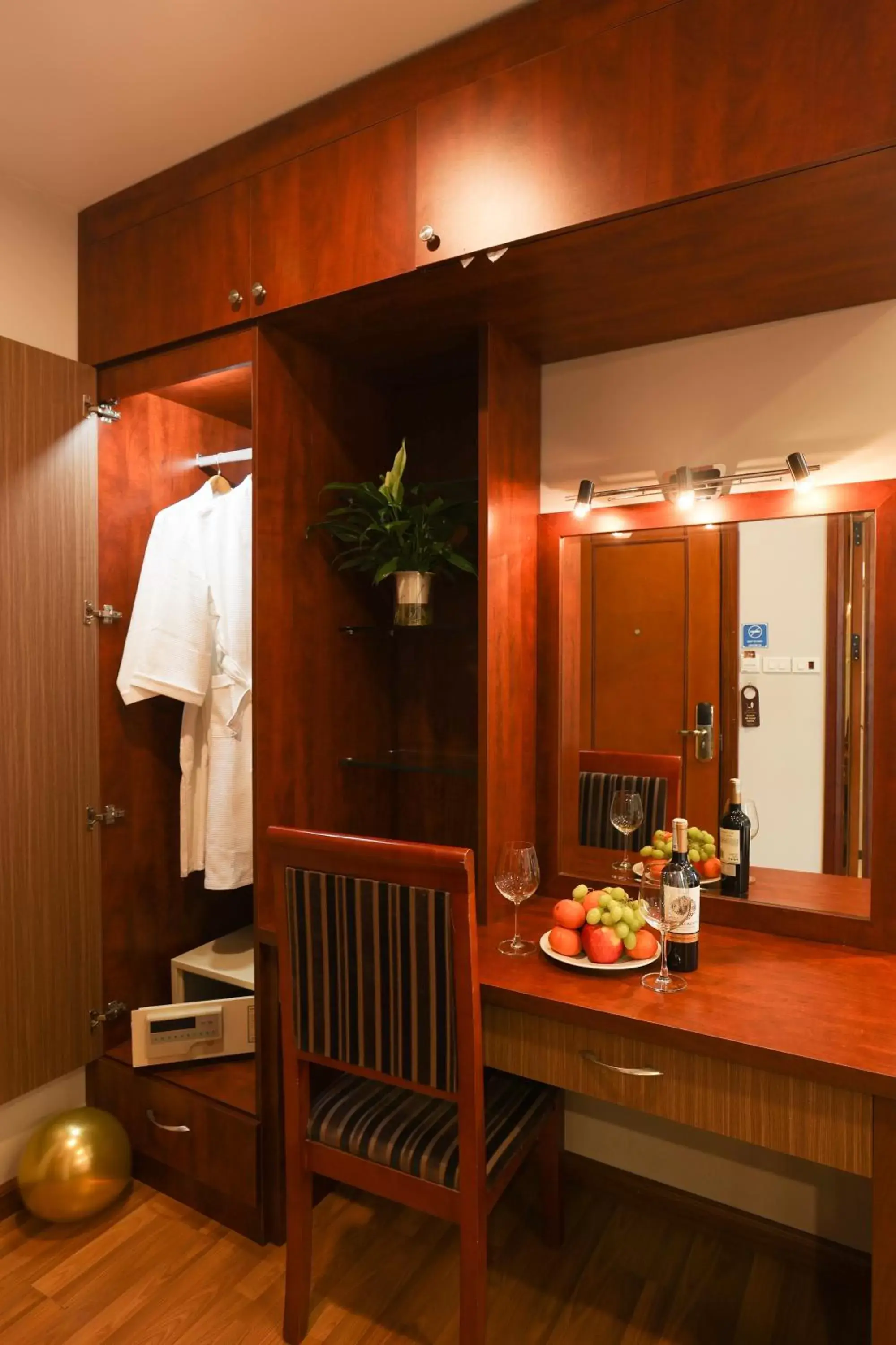 Kitchen or kitchenette, Bathroom in Gallant Hotel