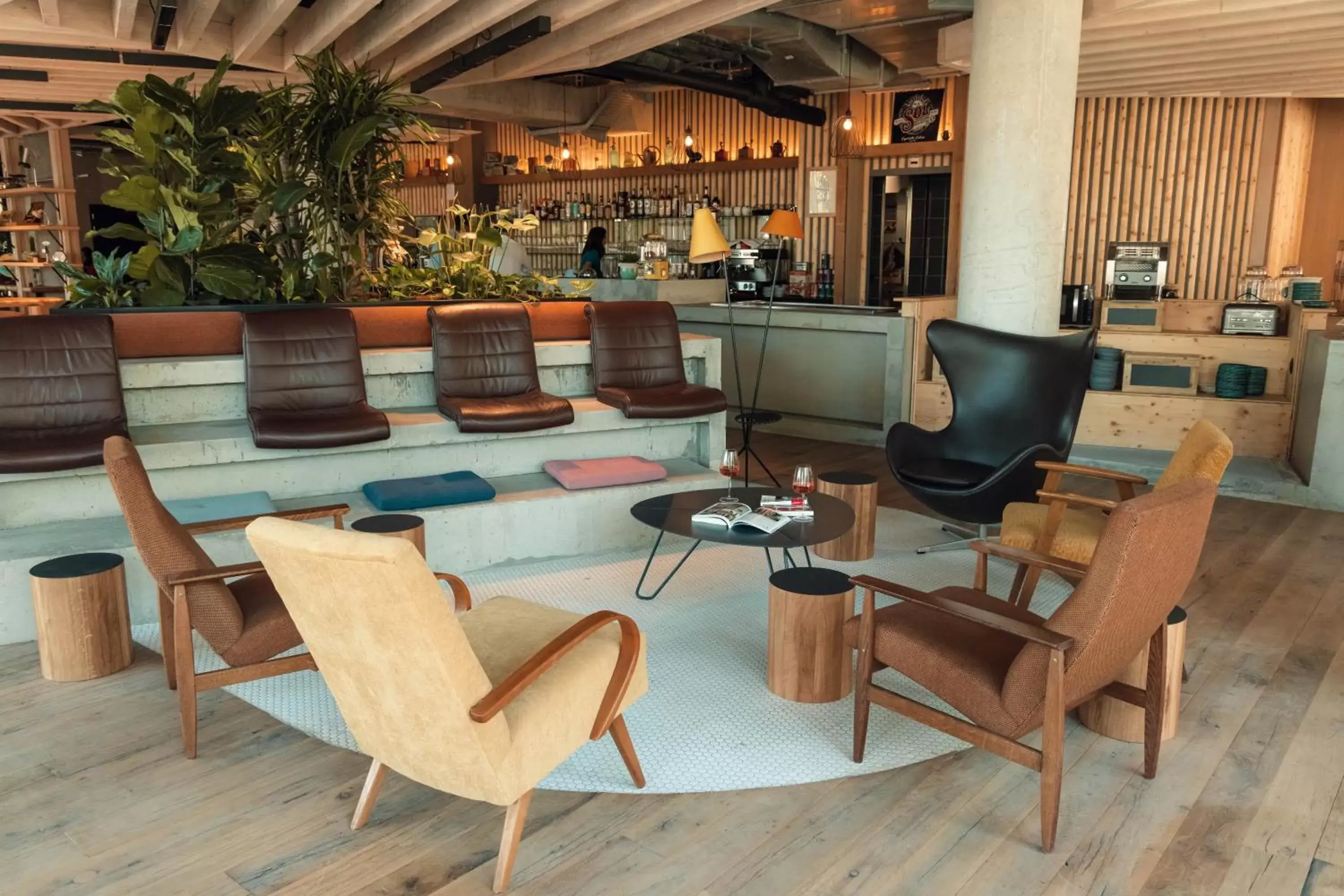 Lobby or reception, Lounge/Bar in greet Hotel La Rochelle Centre