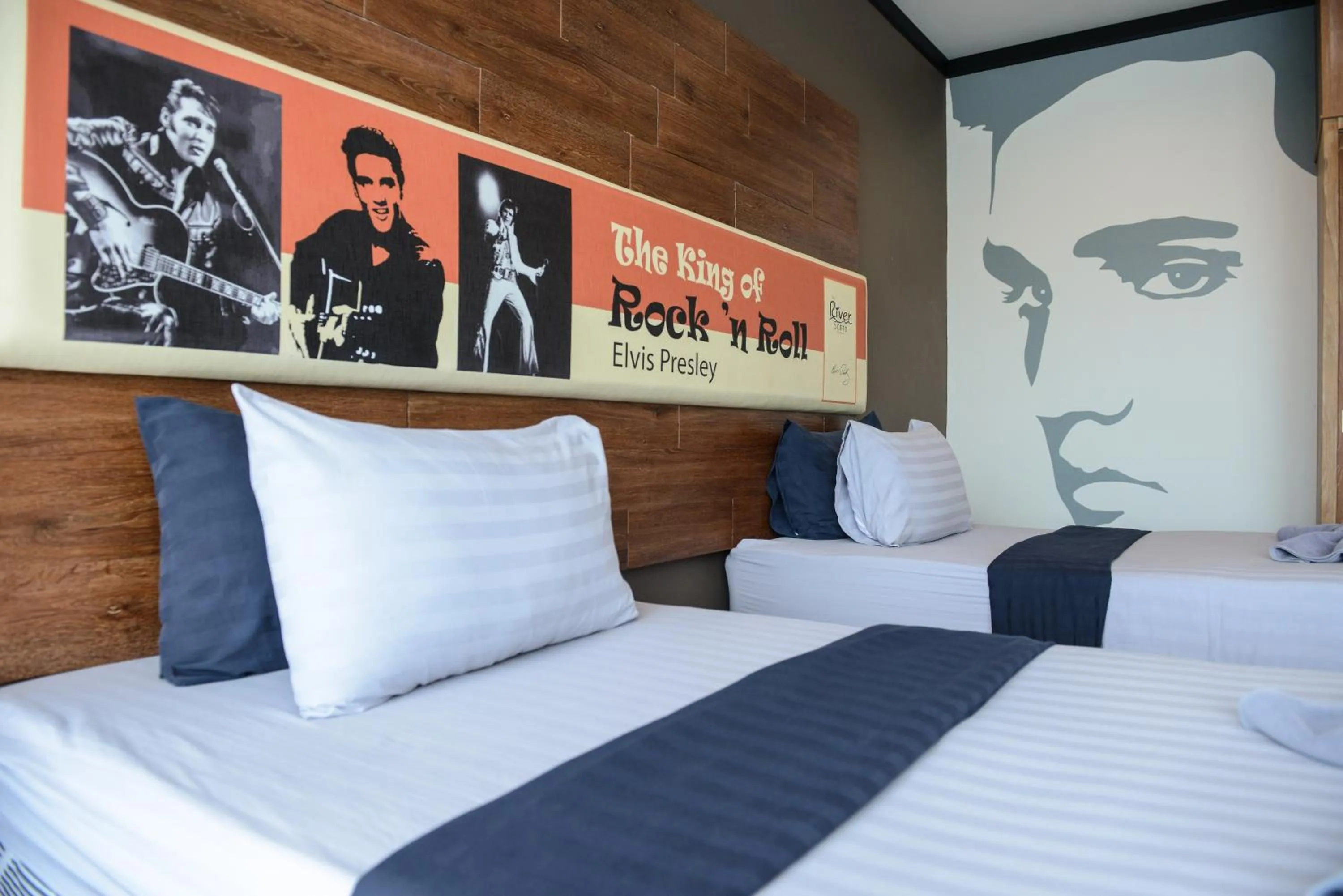 Bed in The River Scene