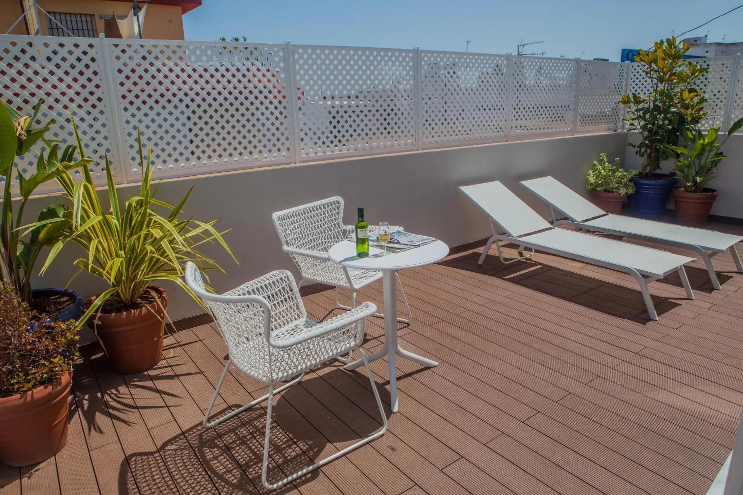 Balcony/Terrace in Hotel Doña Blanca