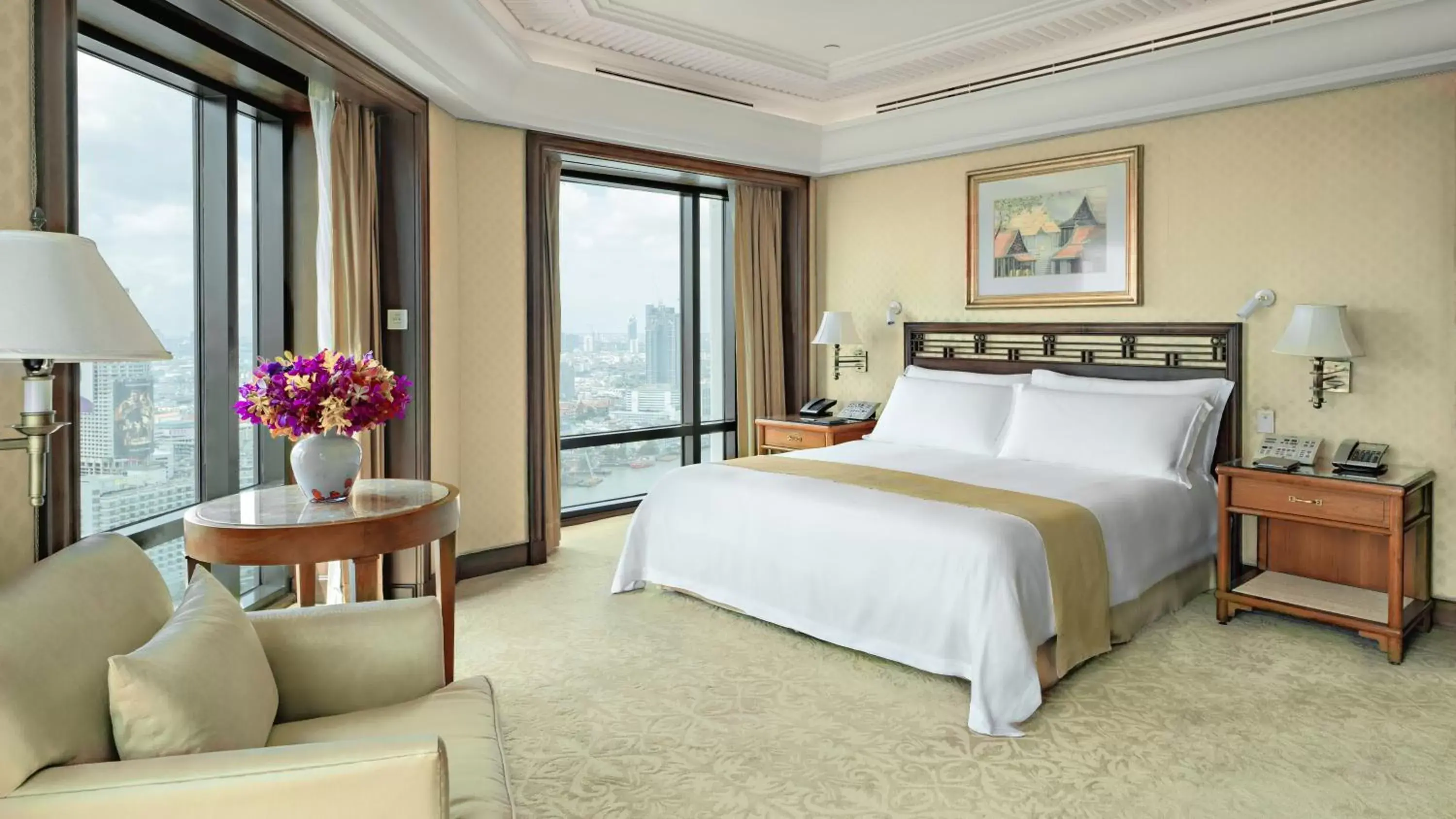 Bedroom, Bed in The Peninsula Bangkok - SHA Extra Plus