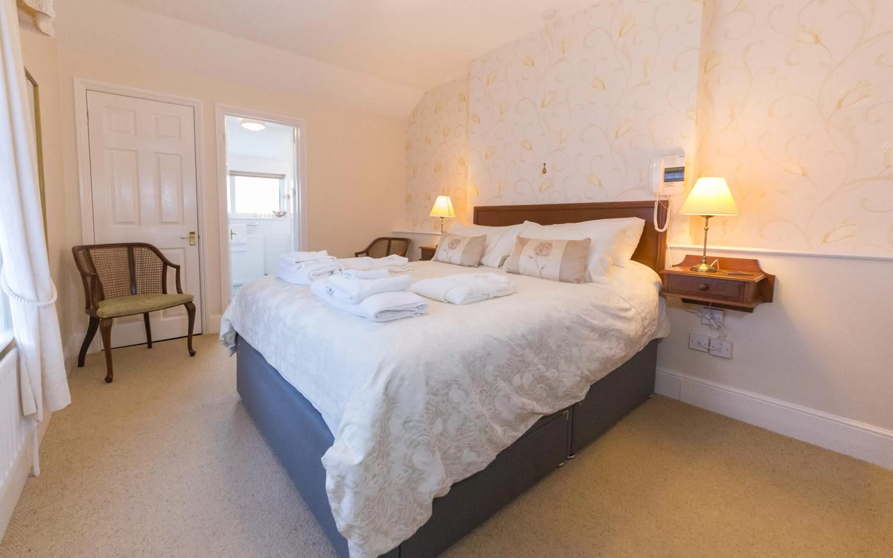 Bedroom, Bed in Grange Bank House